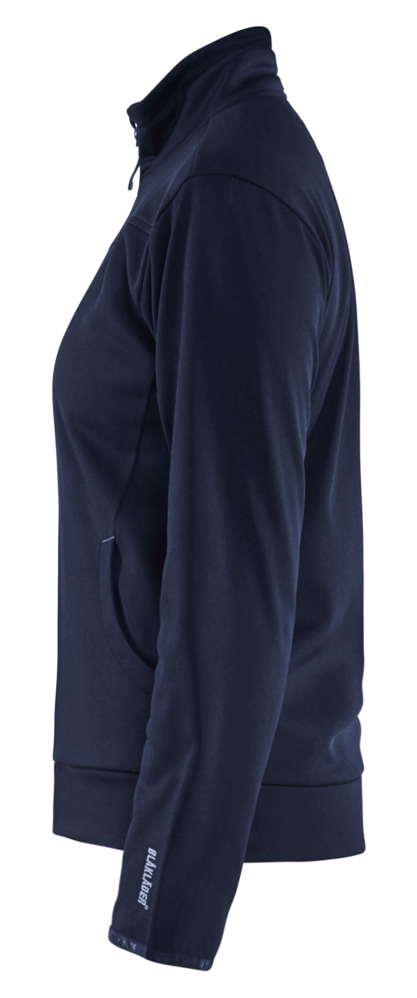 Blåkläder 3394 Dame Sweatshirt full zip produktbillede med tryk