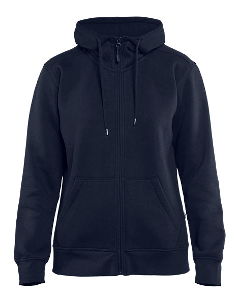 Blåkläder 3395 Dame Hættetrøje full zip, Marineblå