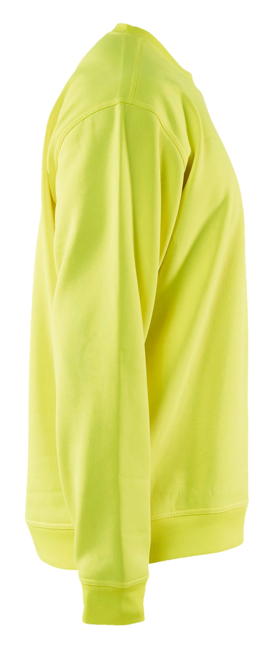 Blåkläder 3401 High Vis Sweatshirt detalje til broderi