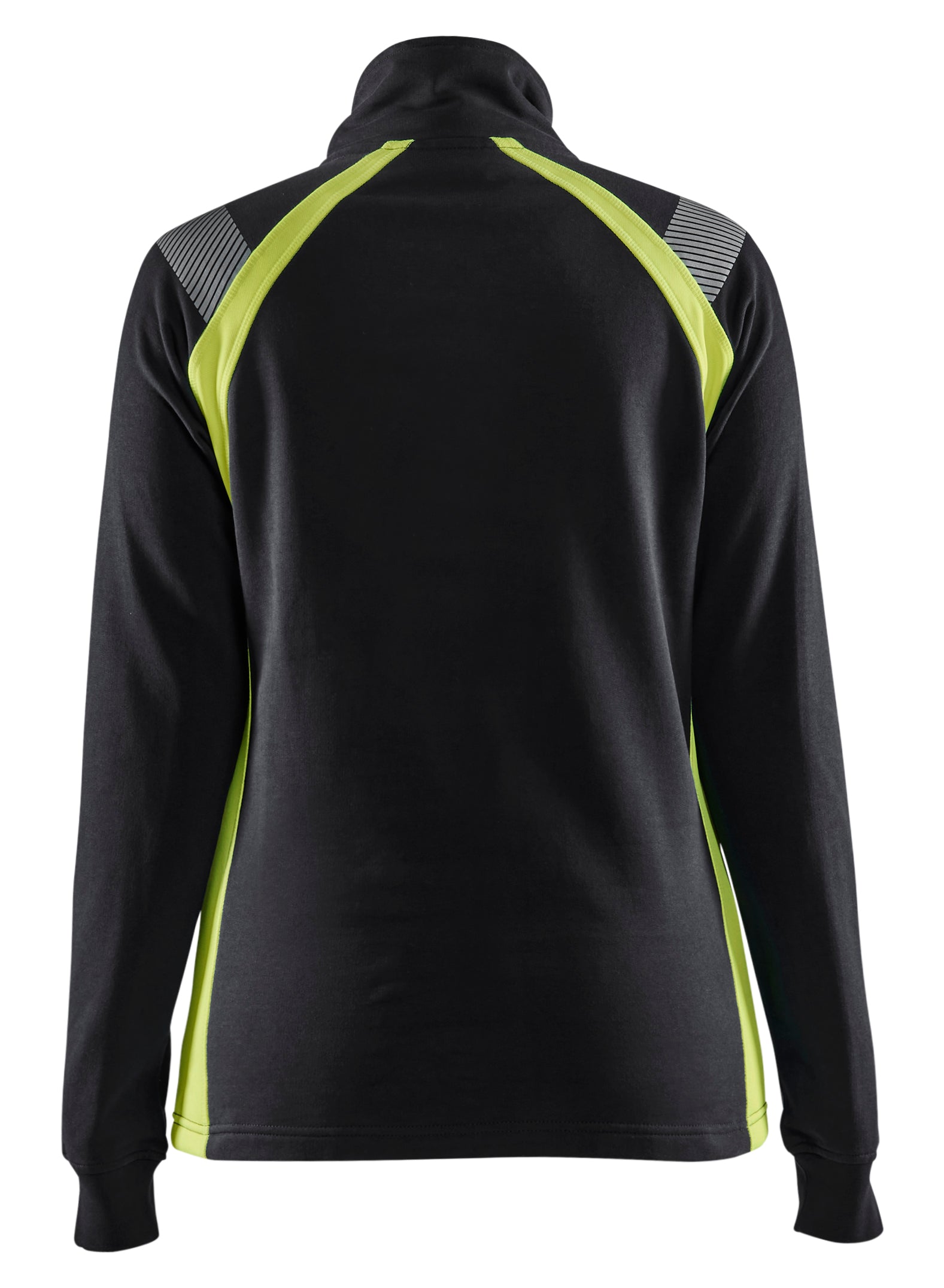 Blåkläder 3403 Dame Sweatshirt half zip nærbillede med logo
