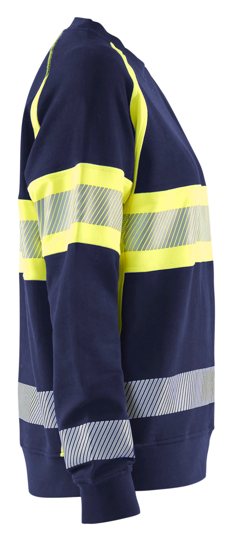 Blåkläder 3409 Dame High Vis Sweatshirt detalje til broderi