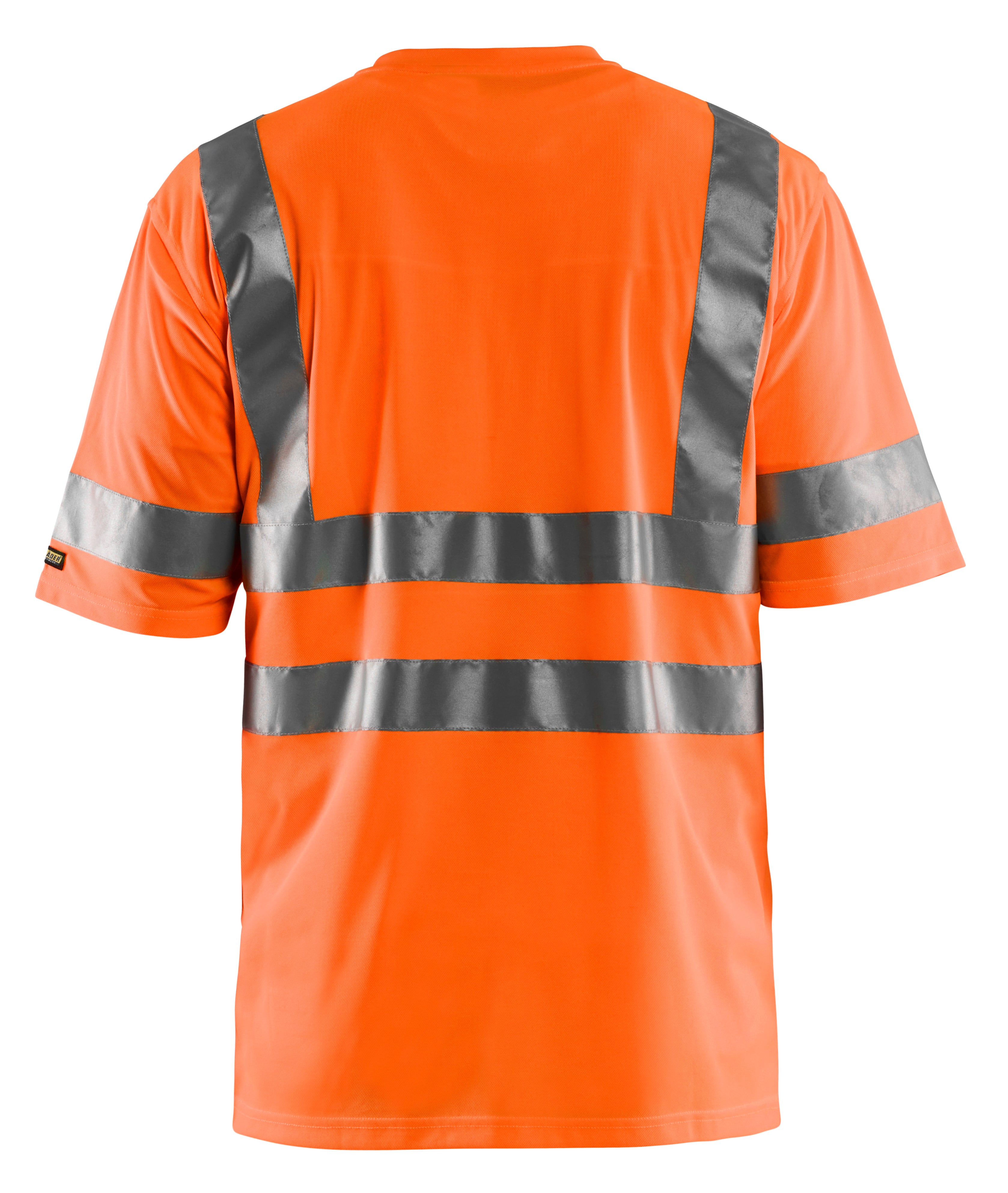 Blåkläder 3413 High Vis T-shirt nærbillede med logo