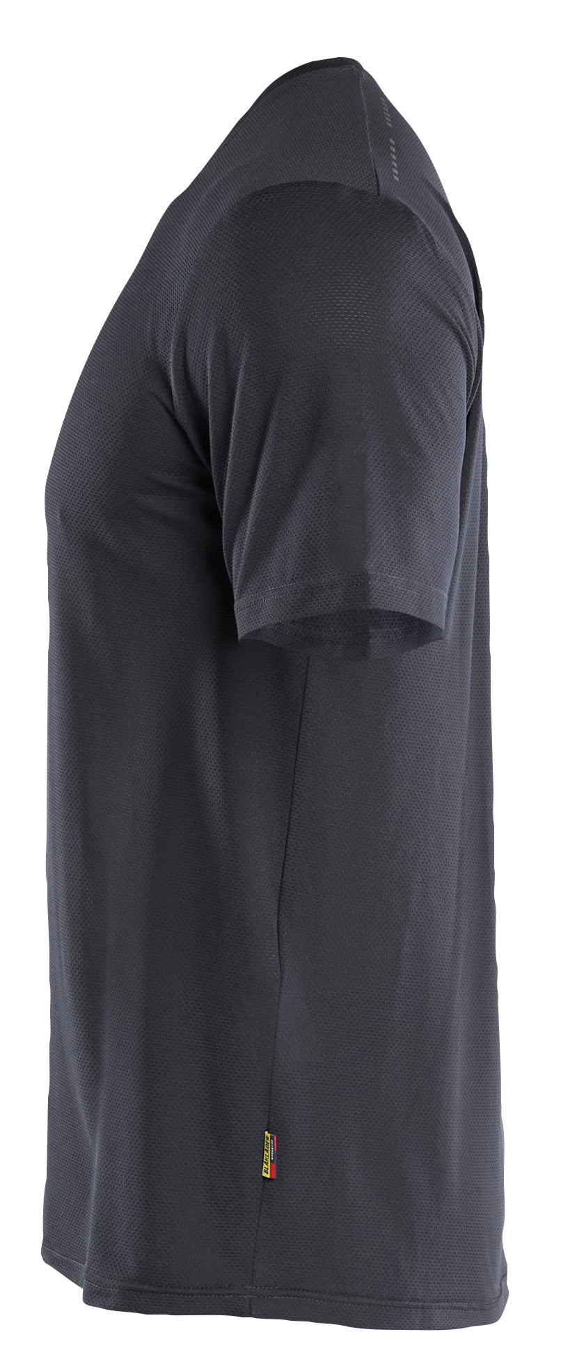 Blåkläder 3415 UV T-shirt nærbillede med tryk