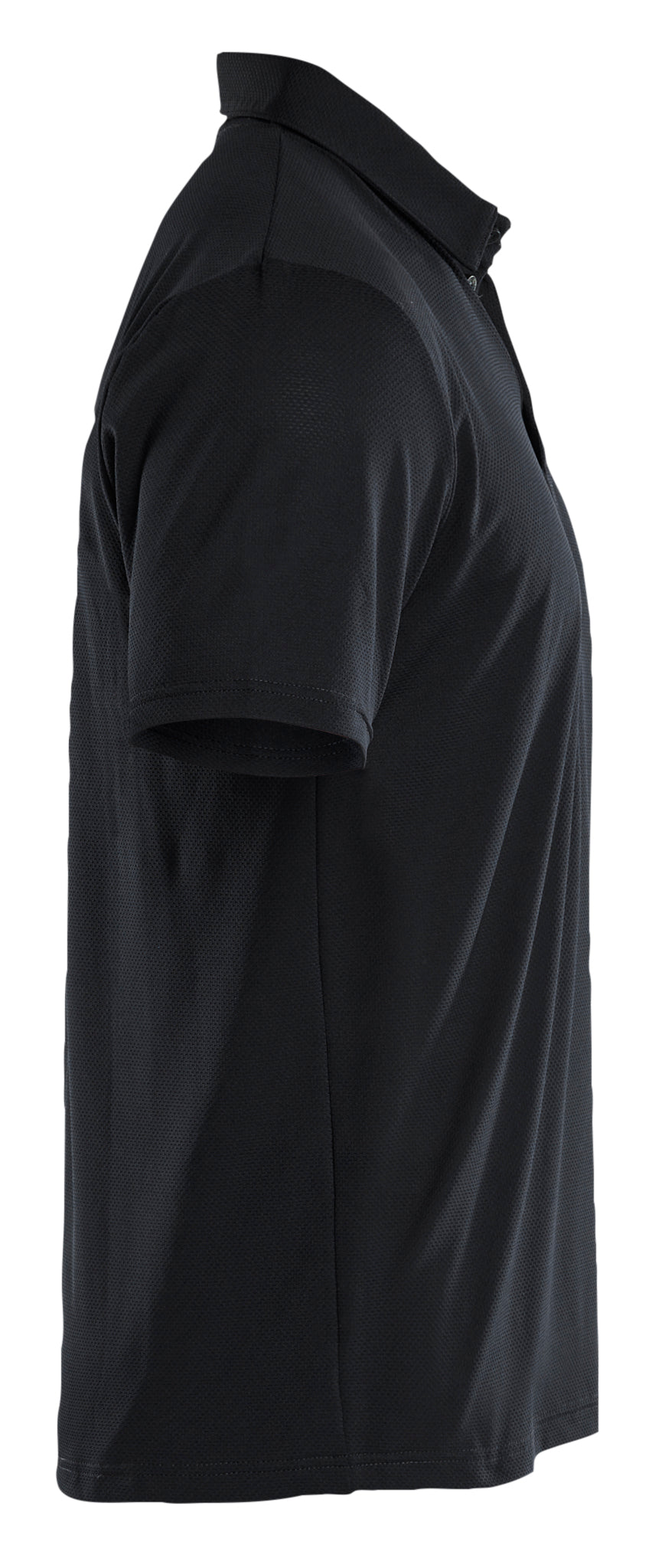 Blåkläder 3416 UV Poloshirt nærbillede til broderi