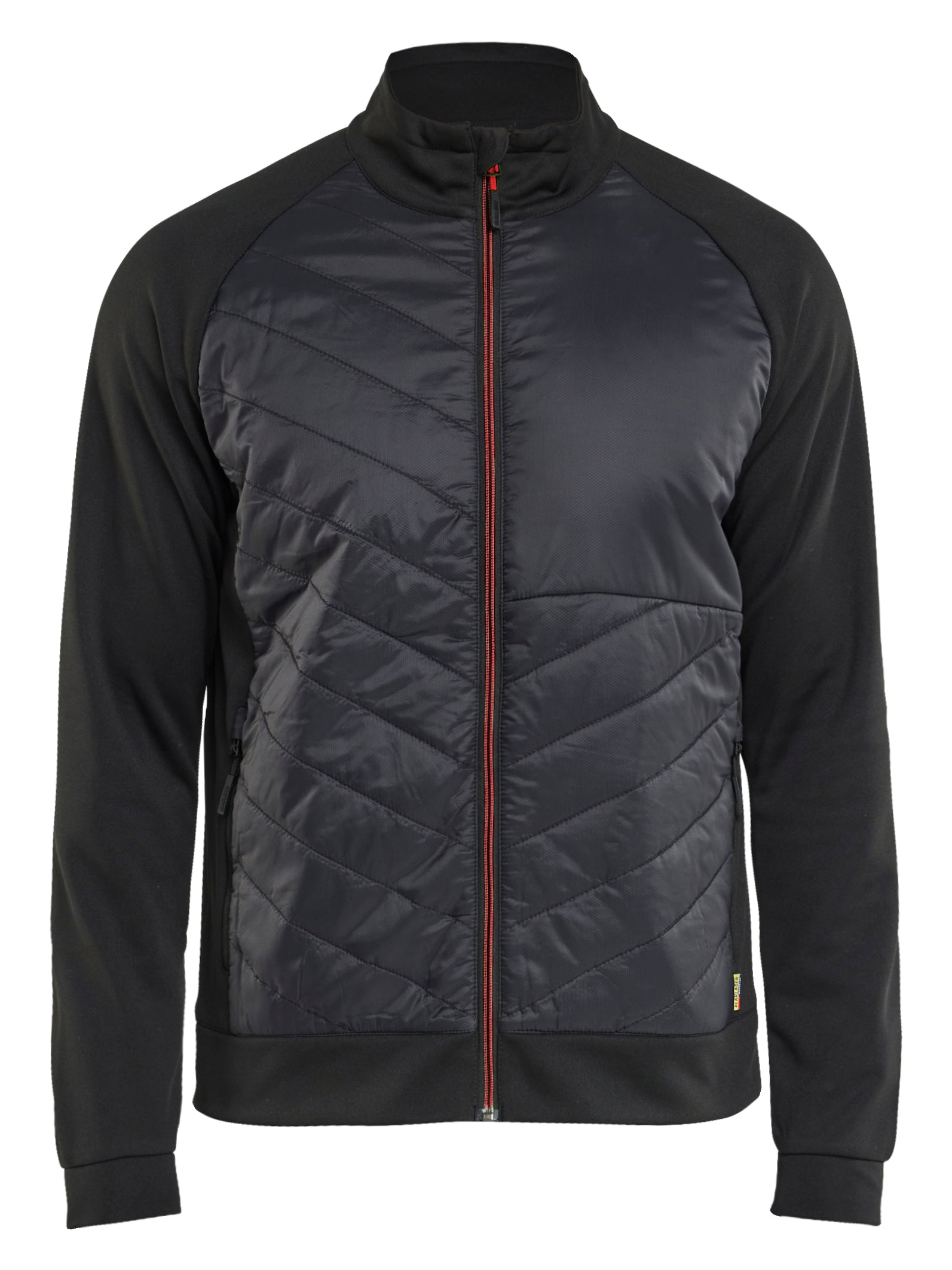 Blåkläder 3418 Hybrid sweatshirt detalje med firmalogo