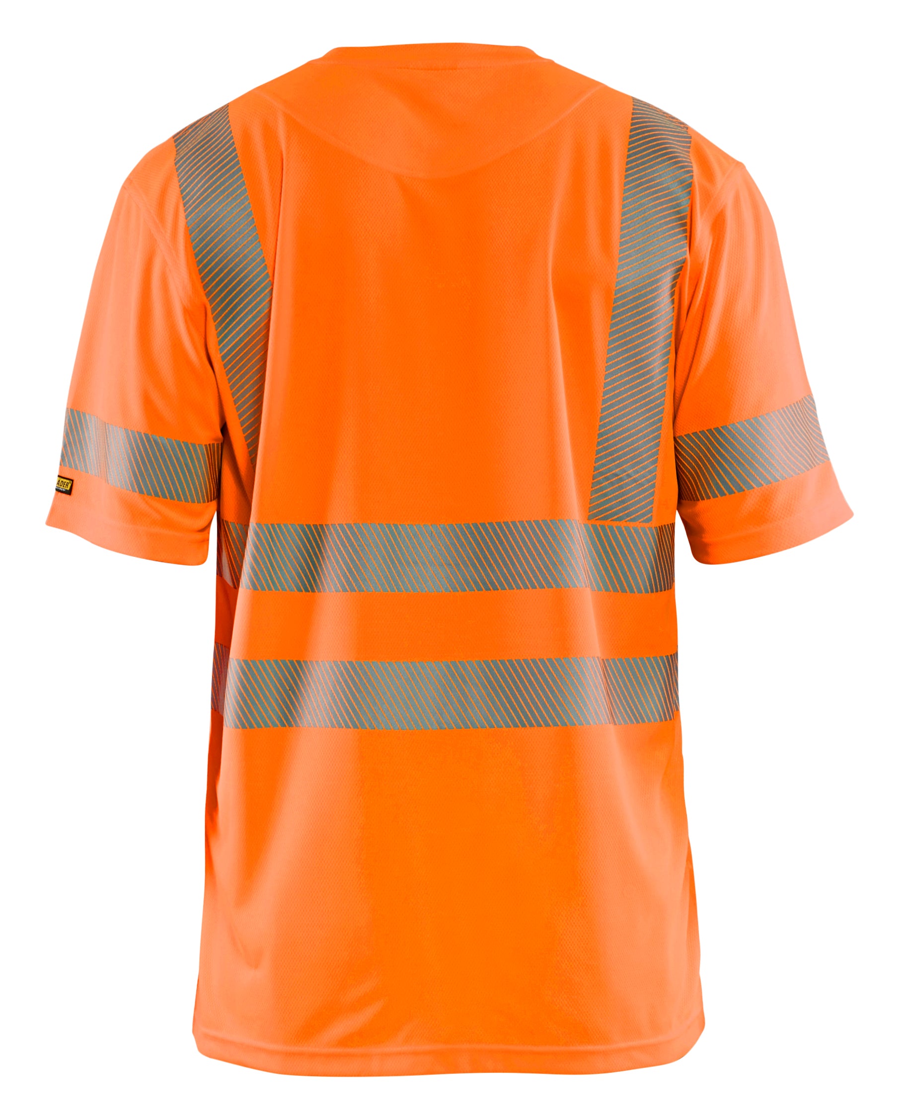 Blåkläder 3420 High Vis UV T-shirt nærbillede med logo