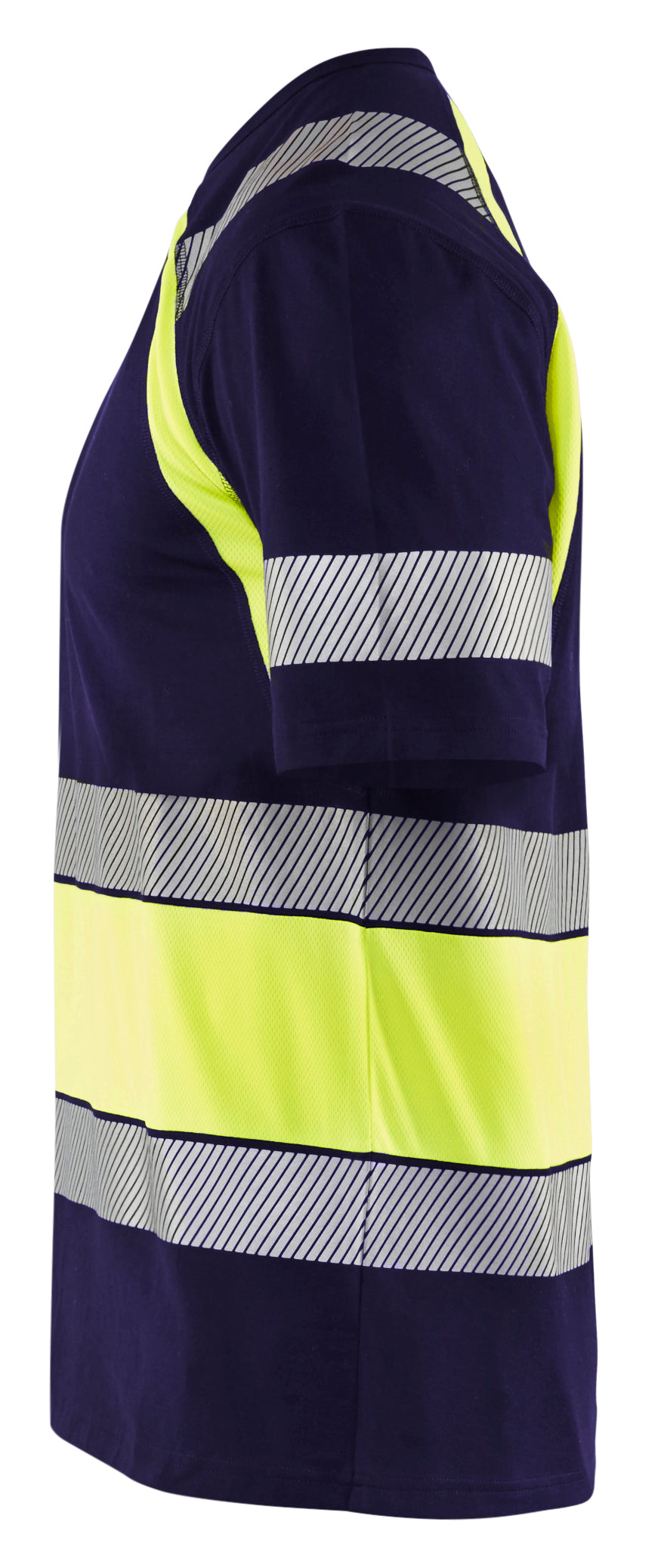 Blåkläder 3421 High Vis T-shirt produktfoto med tryk