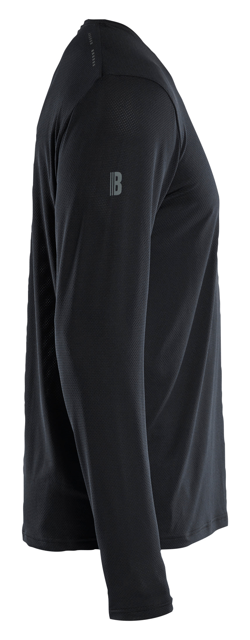 Blåkläder 3423 UV T-shirt lang ærme nærbillede til broderi