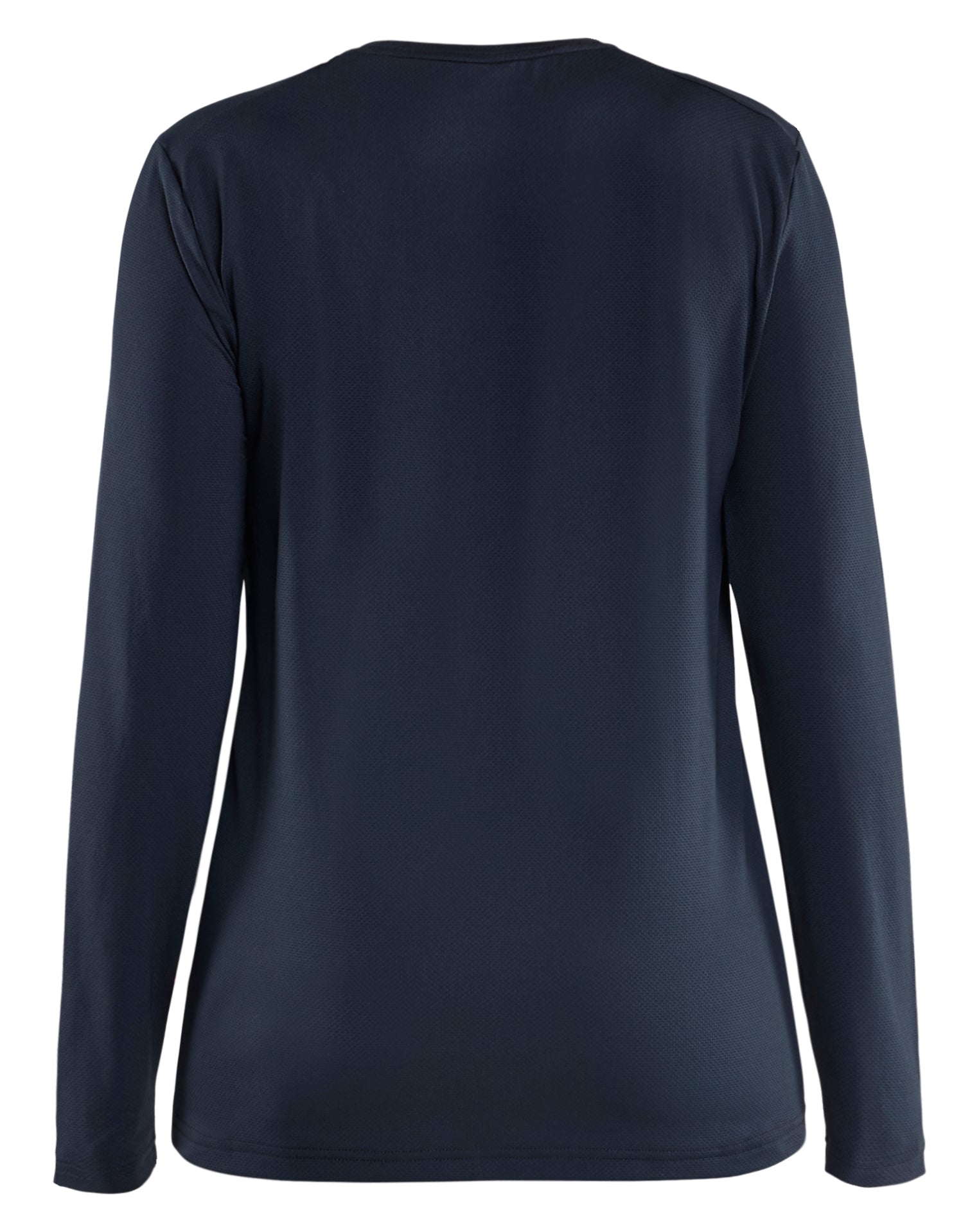 Blåkläder 3427 Dame UV T-shirt lang ærme nærbillede med logo