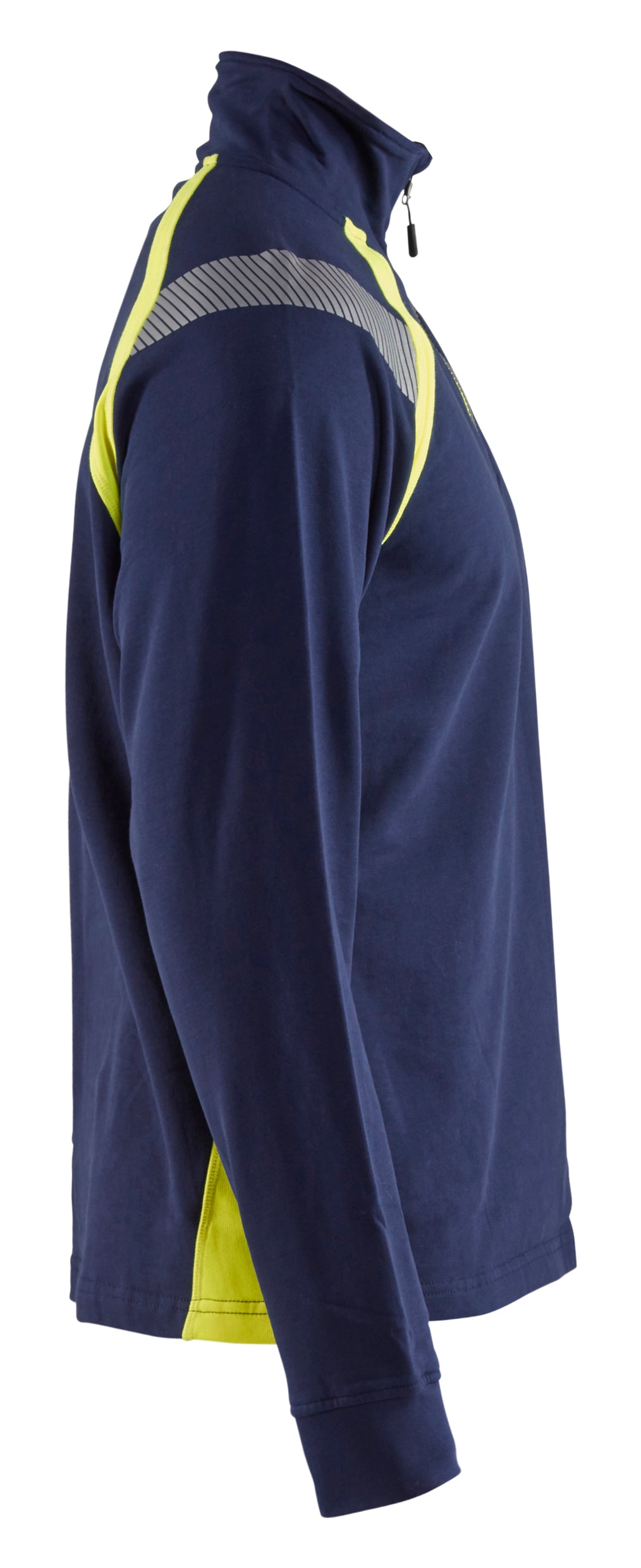 Blåkläder 3432 Sweatshirt half zip detalje til broderi