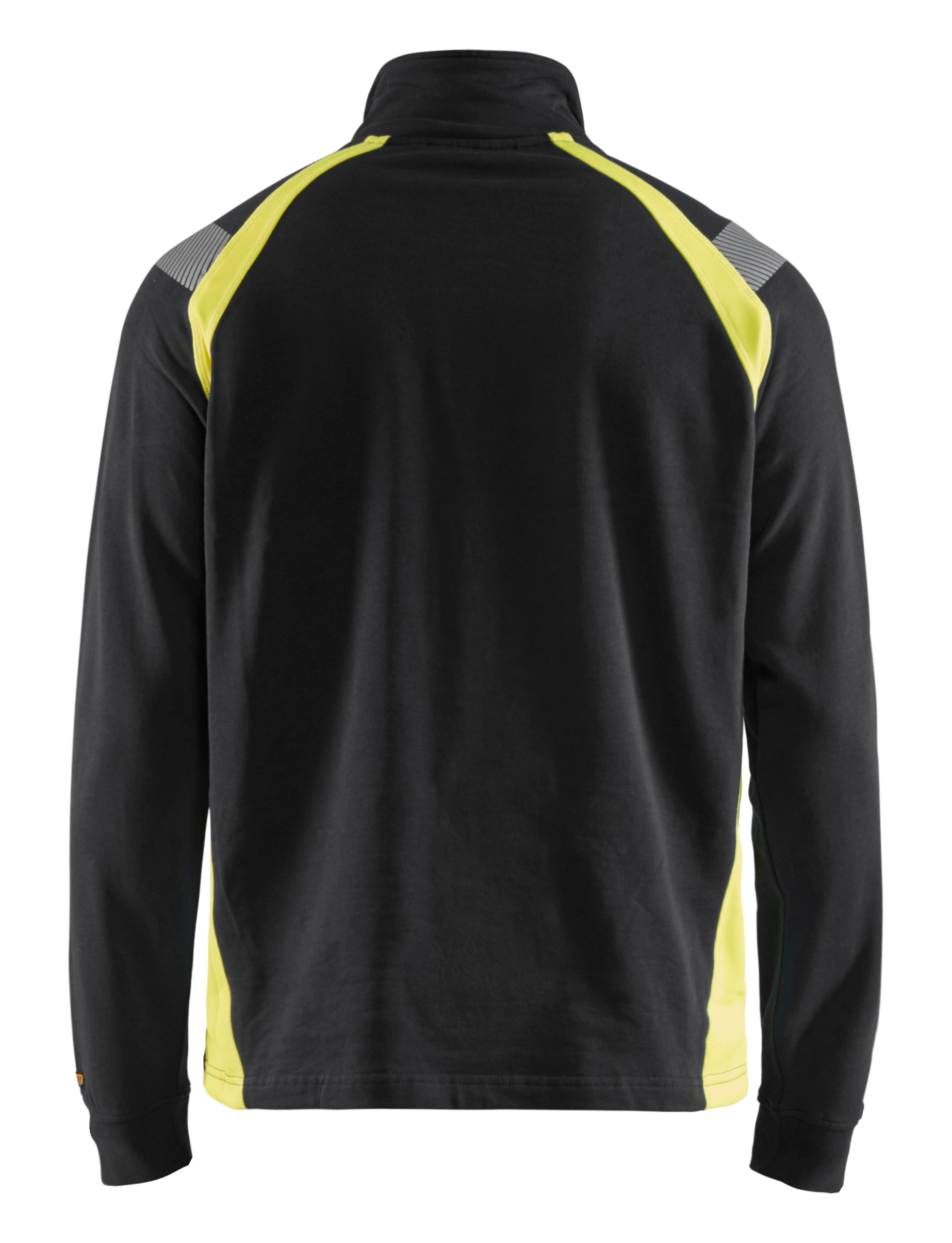 Blåkläder 3432 Sweatshirt half zip nærbillede med logo