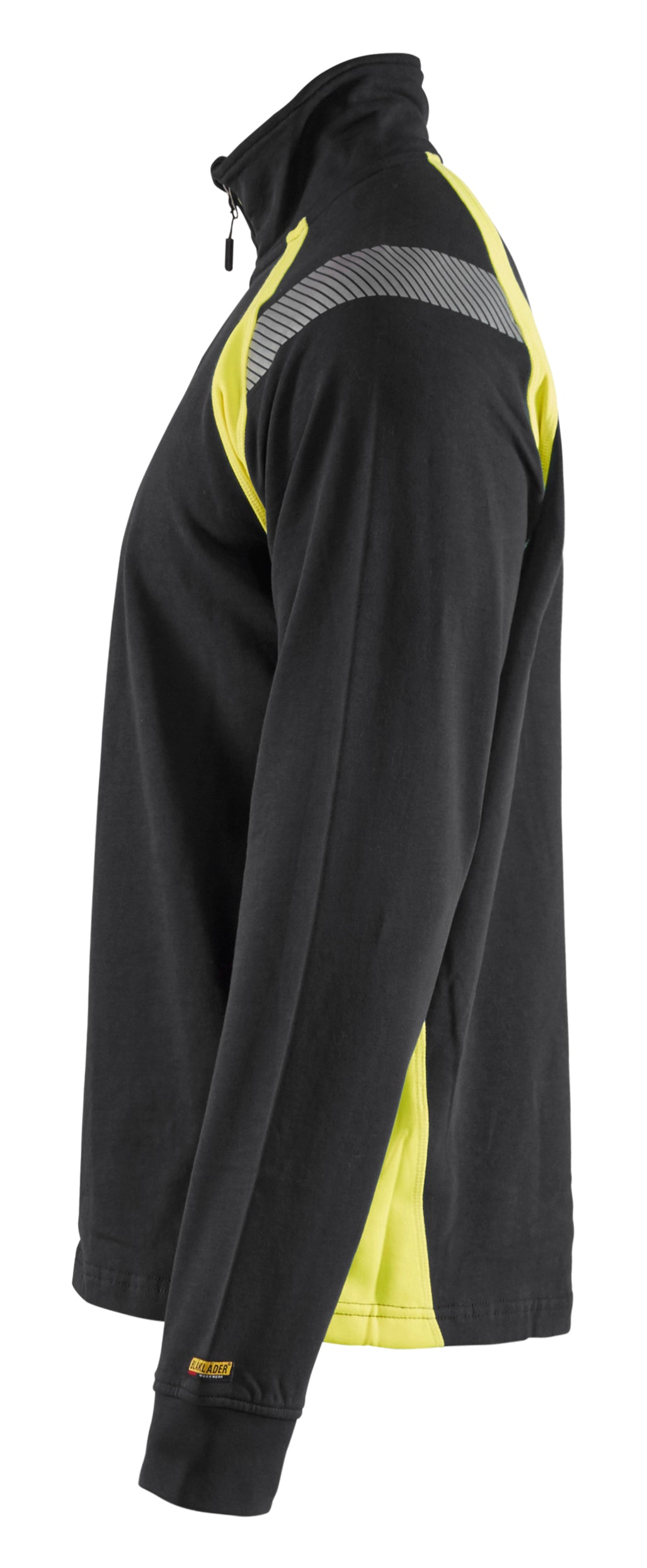 Blåkläder 3432 Sweatshirt half zip produktbillede med tryk