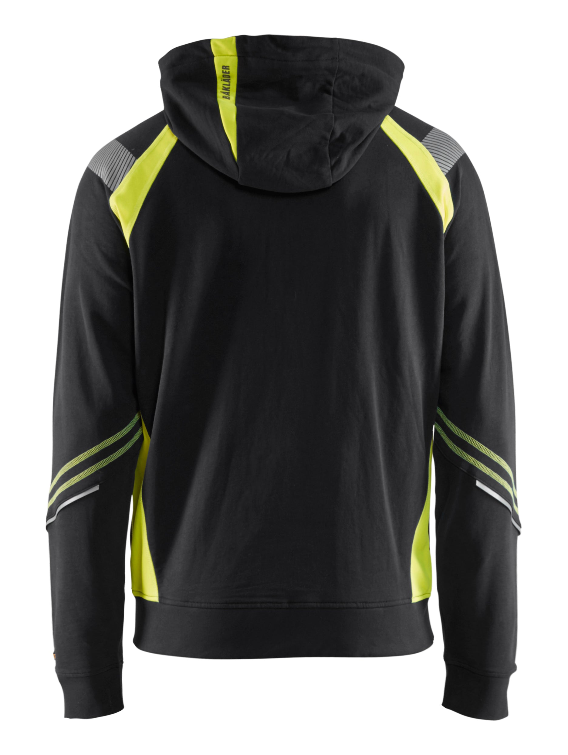 Blåkläder 3433 Hættetrøje full zip nærbillede med logo