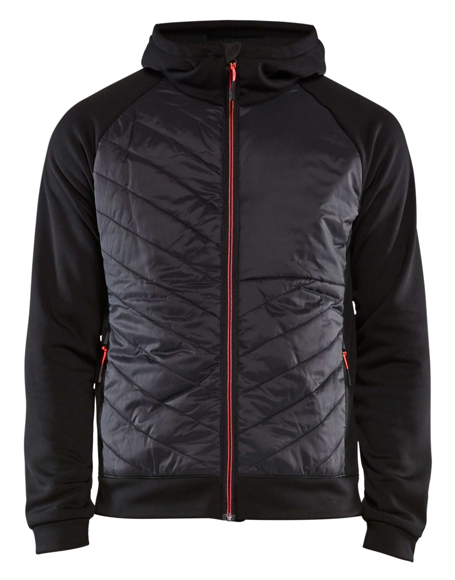 Blåkläder 3463 Hybrid Sweatshirt detalje med firmalogo