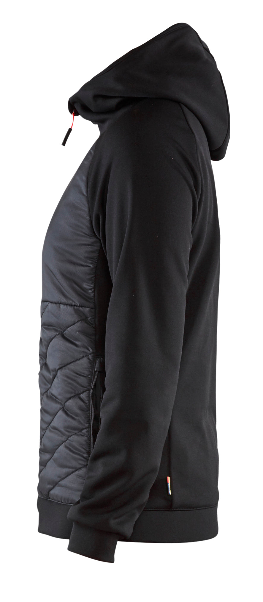 Blåkläder 3464 Dame Hybrid Sweatshirt produktbillede med tryk
