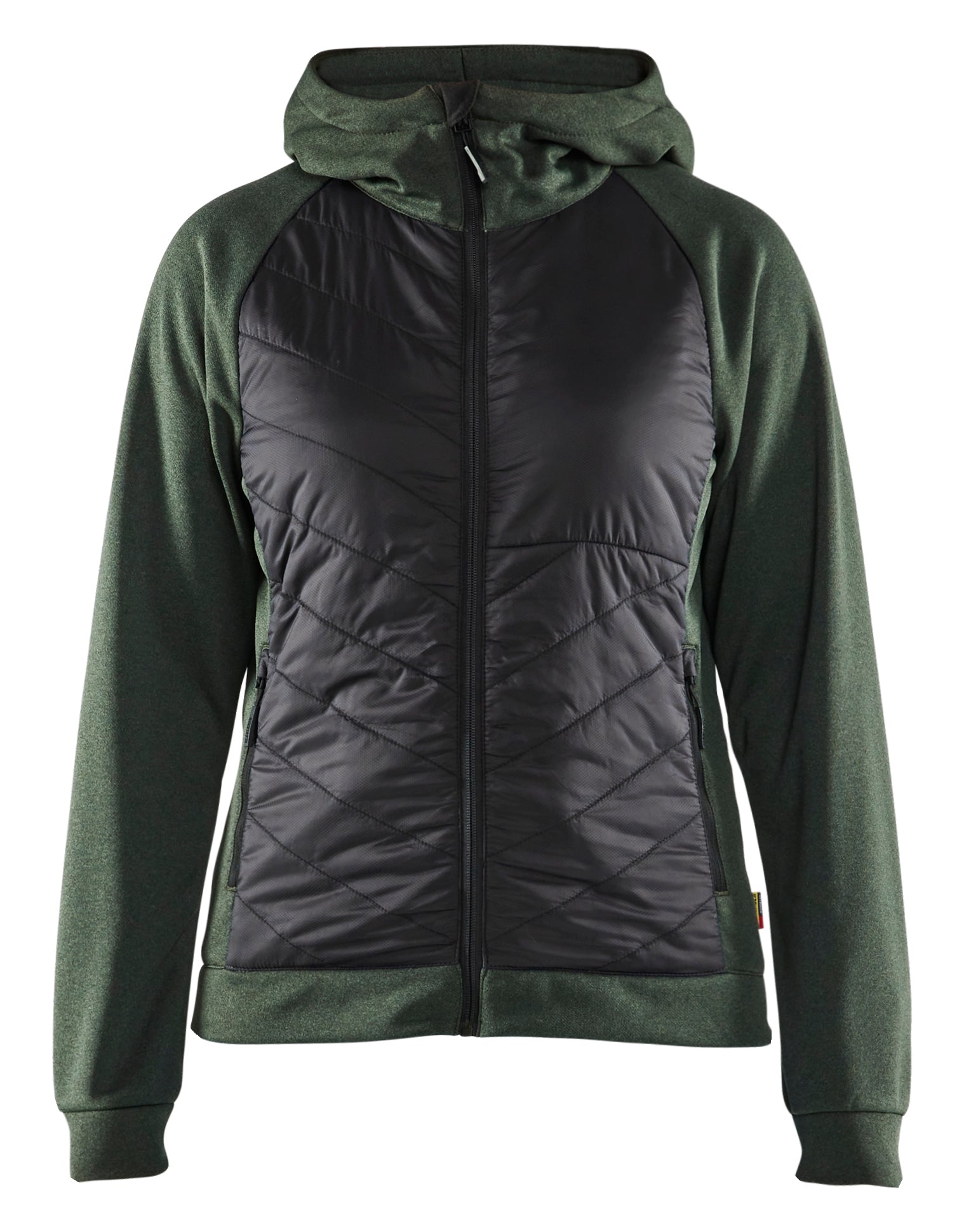 Blåkläder 3464 Dame Hybrid Sweatshirt produktfoto med firmalogo