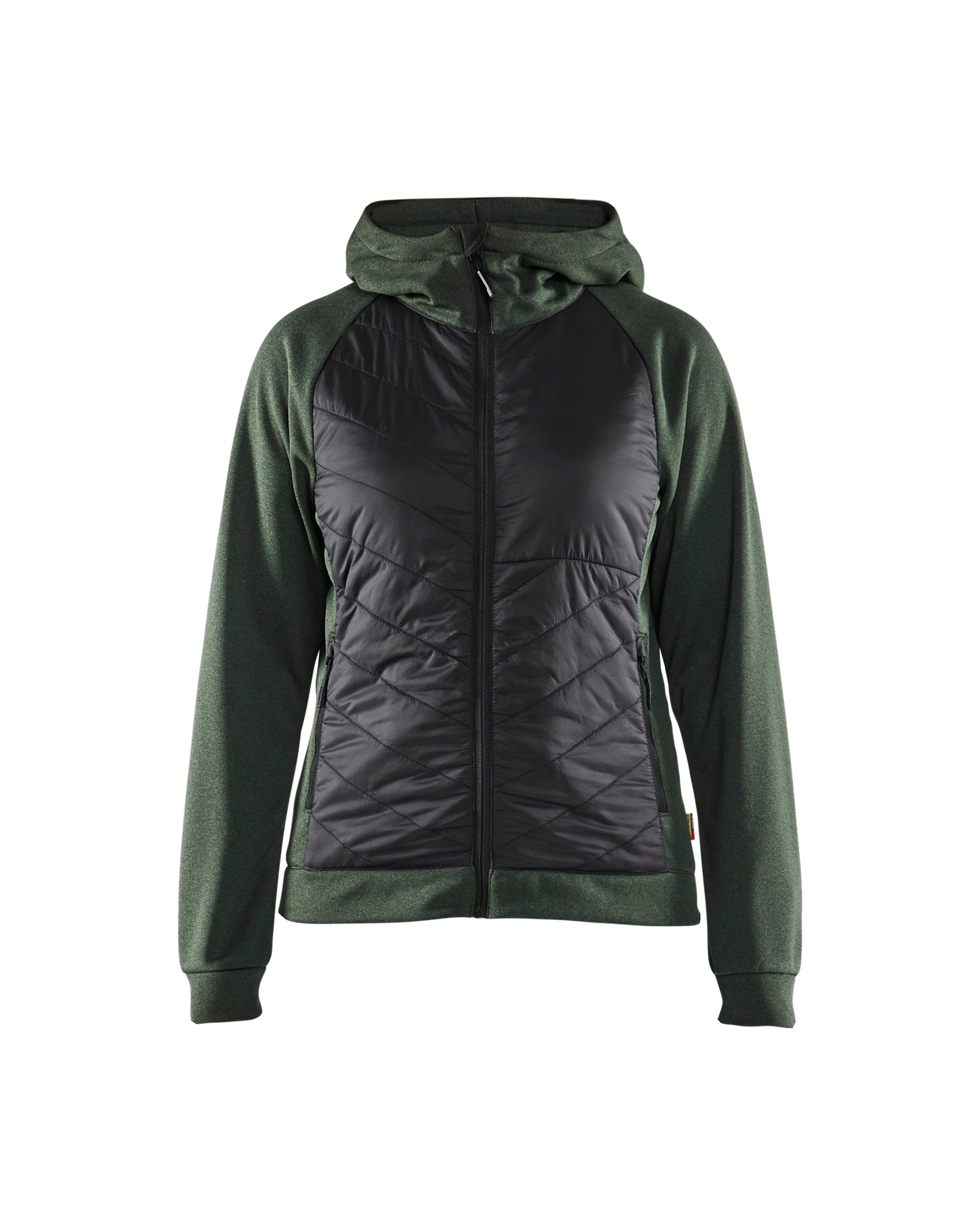 Blåkläder 3464 Dame Hybrid Sweatshirt, Efterårsgrøn/Sort