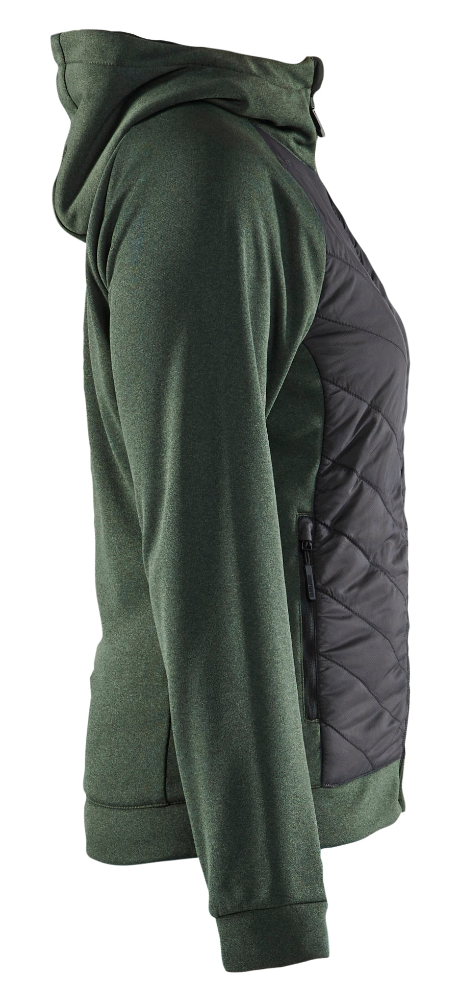 Blåkläder 3464 Dame Hybrid Sweatshirt nærbillede til broderi