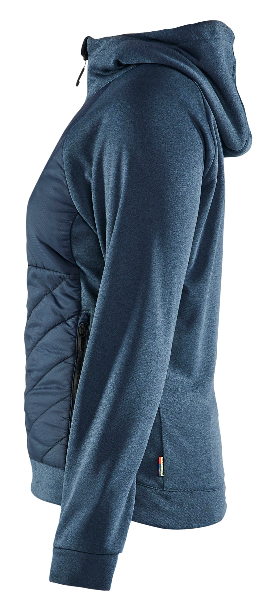 Blåkläder 3464 Dame Hybrid Sweatshirt detalje med tryk