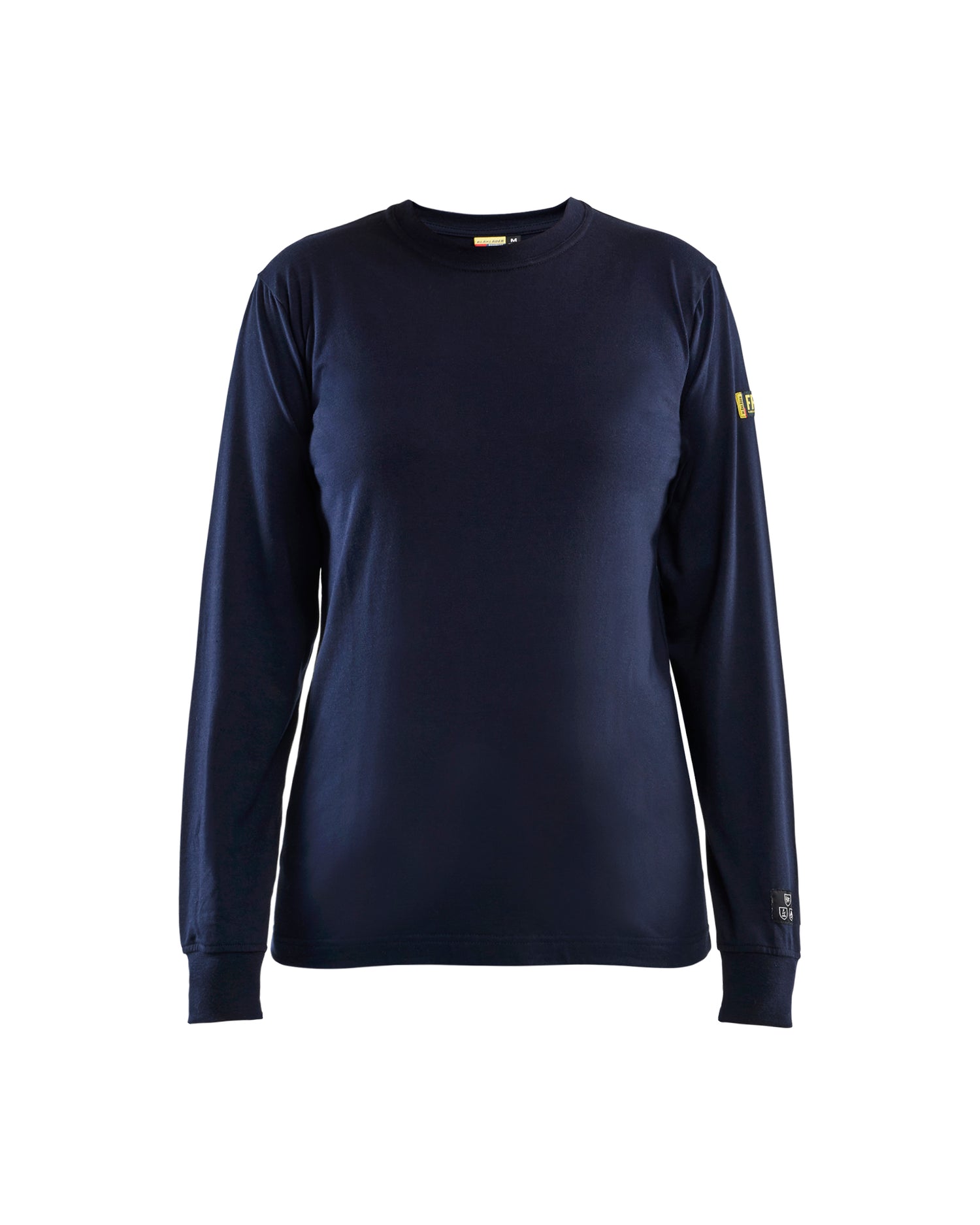 Blåkläder 3467 Dame Flammehæmmende T-Shirt Lang Ærme, Marineblå