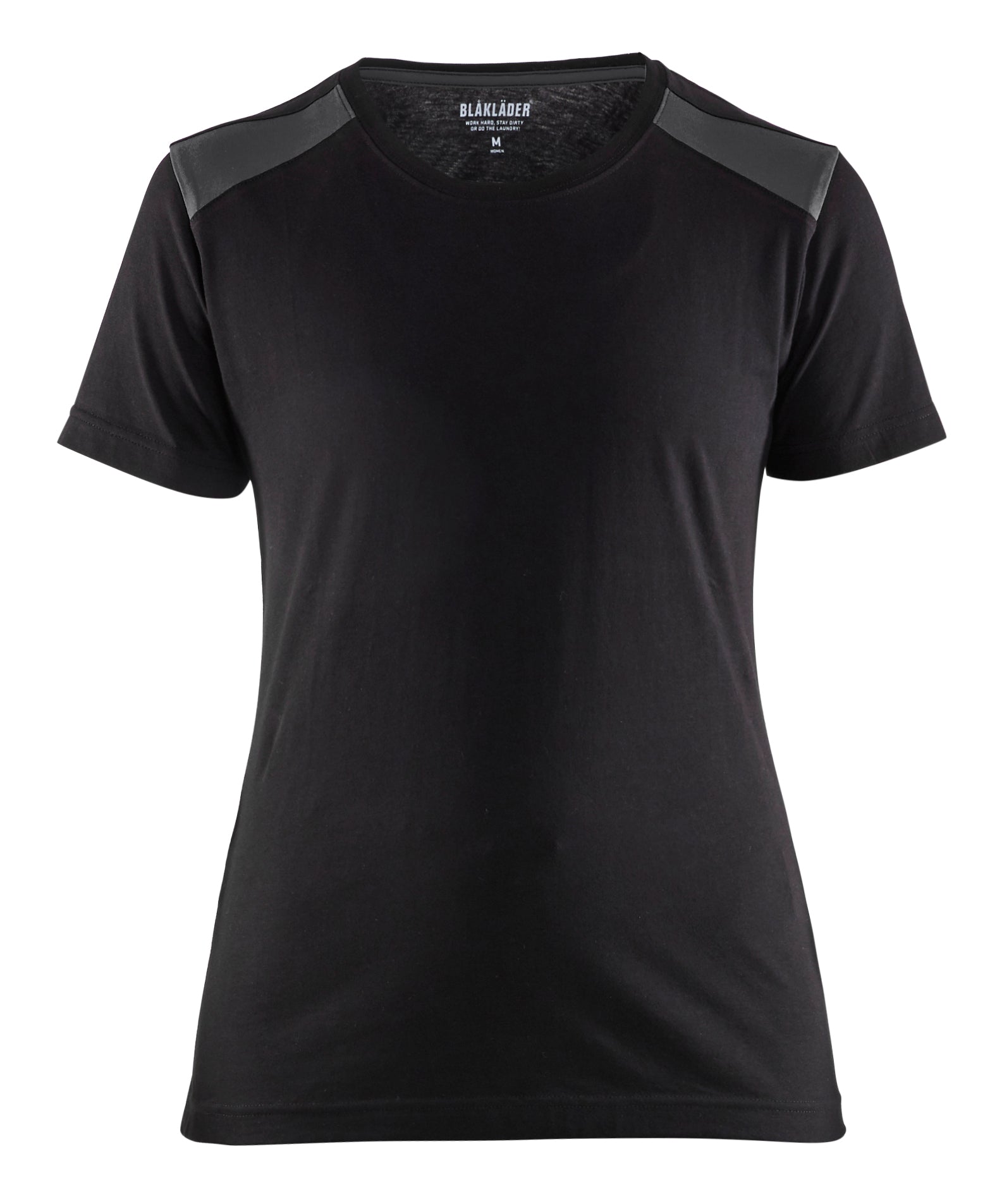 Blåkläder 3479 Dame T-shirt nærbillede med firmalogo