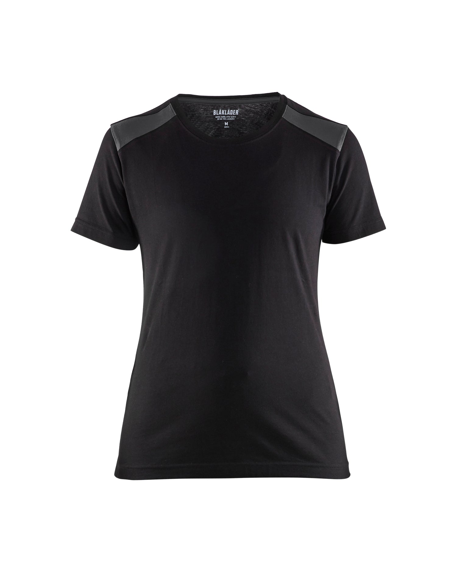 Blåkläder 3479 Dame T-shirt, Sort/Mørk Grå