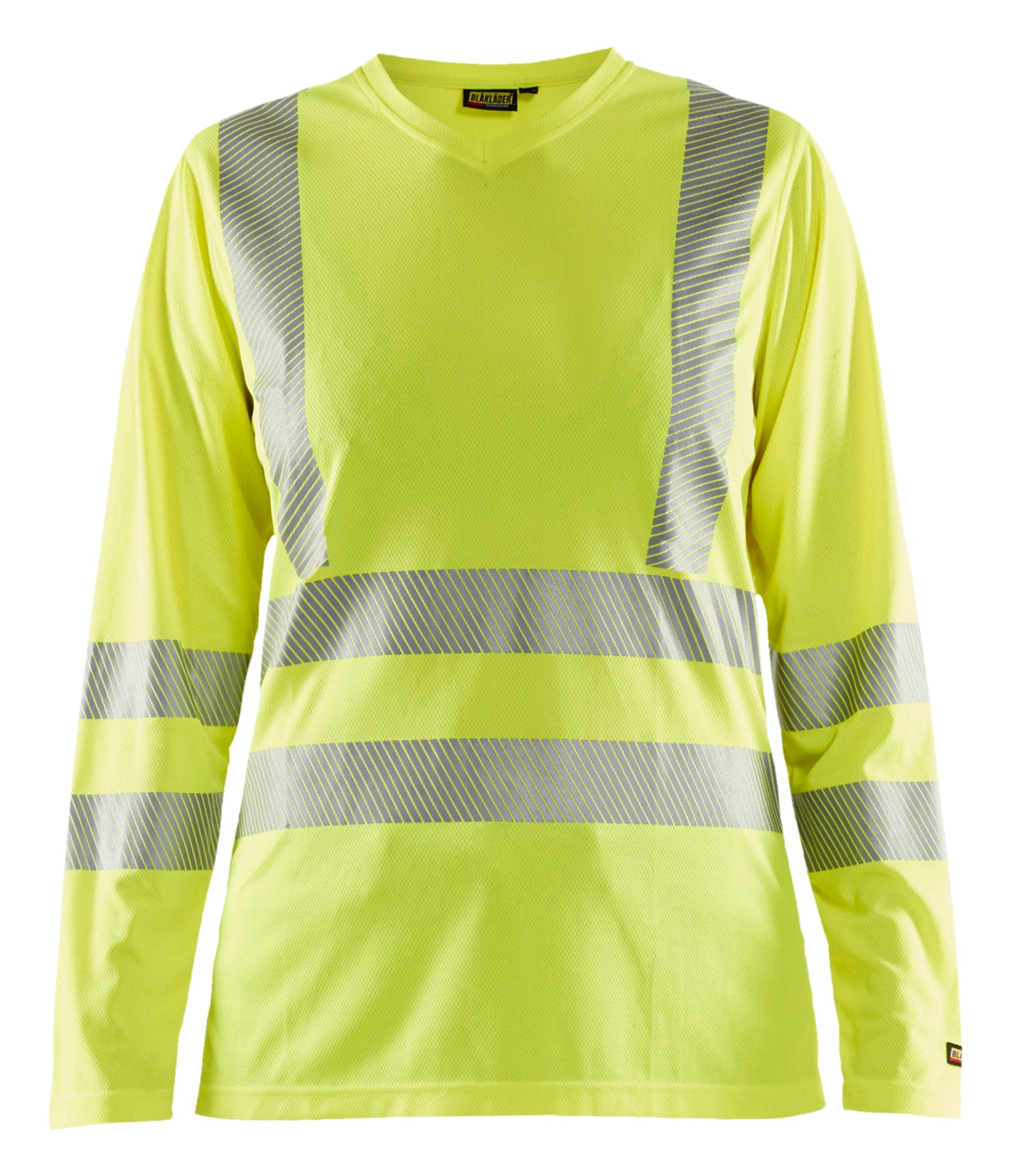 Dame High Vis T-shirt lang ærme