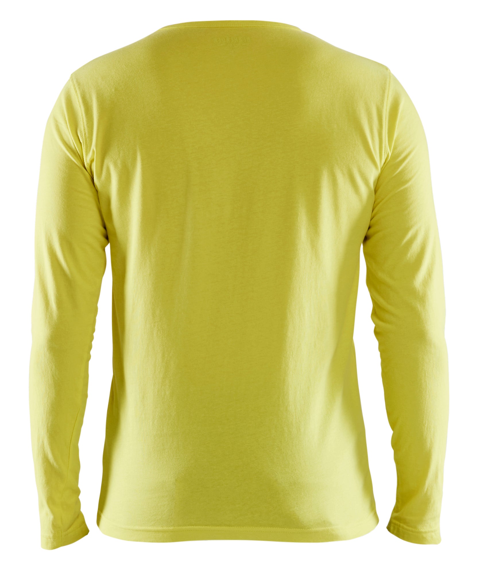 Blåkläder 3500 T-shirt lang ærme nærbillede med logo