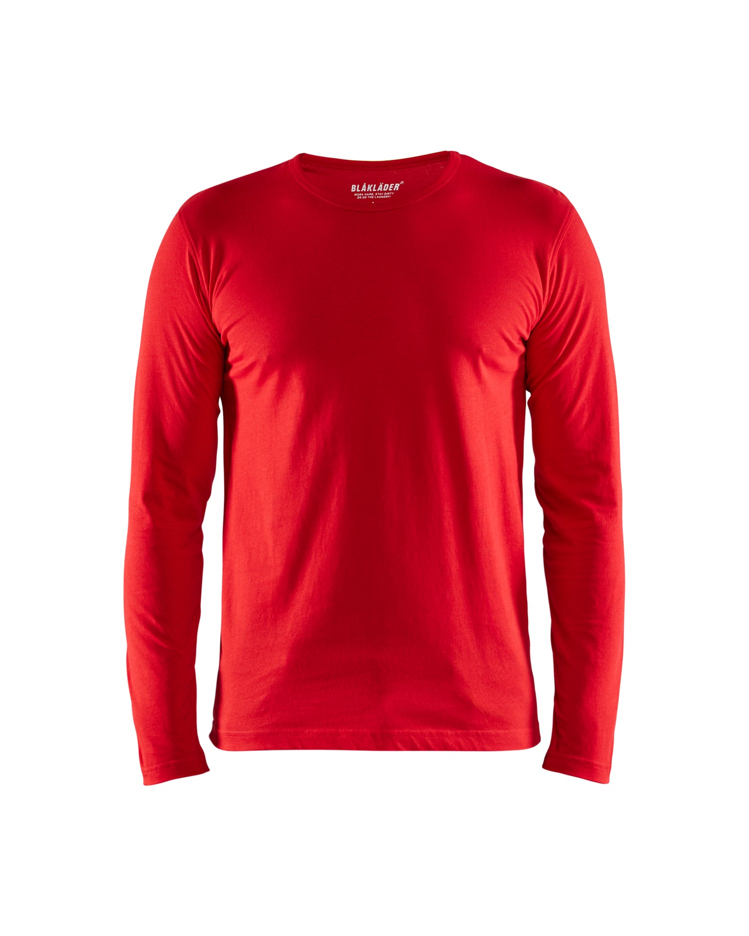 Blåkläder 3500 T-shirt lang ærme, Rød