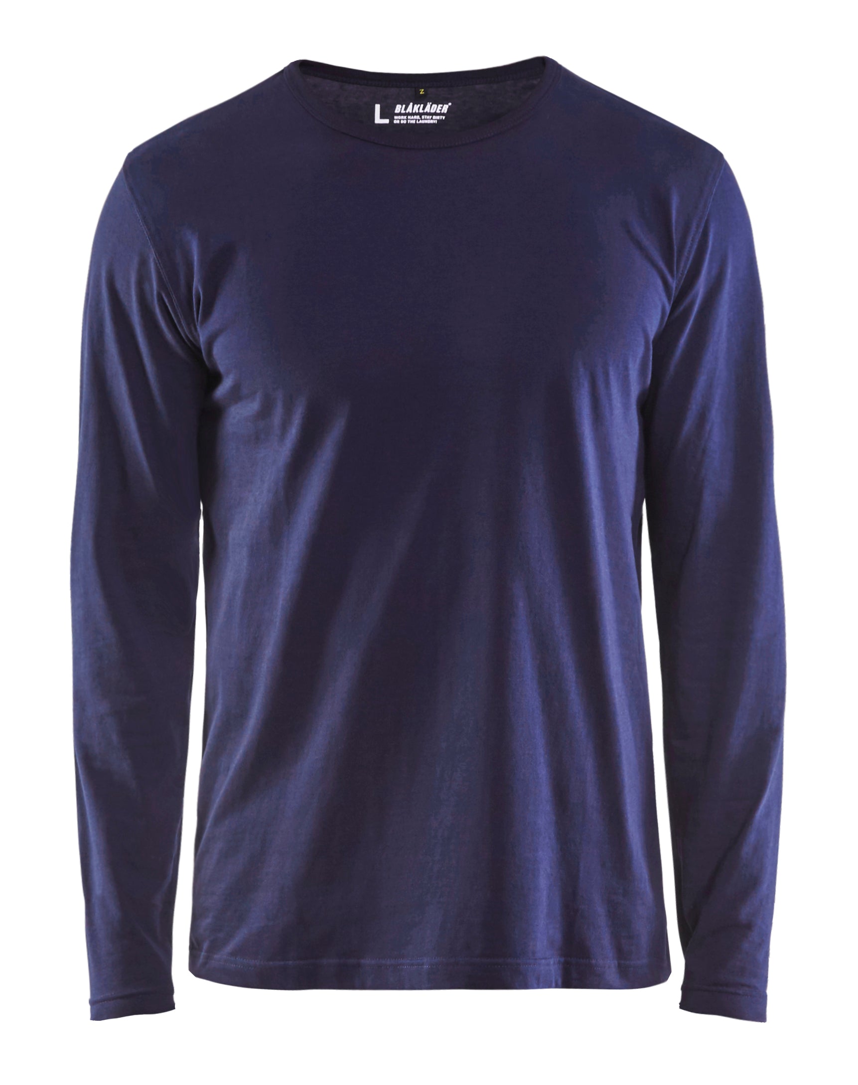 Blåkläder 3500 T-shirt lang ærme produktbillede med firmalogo