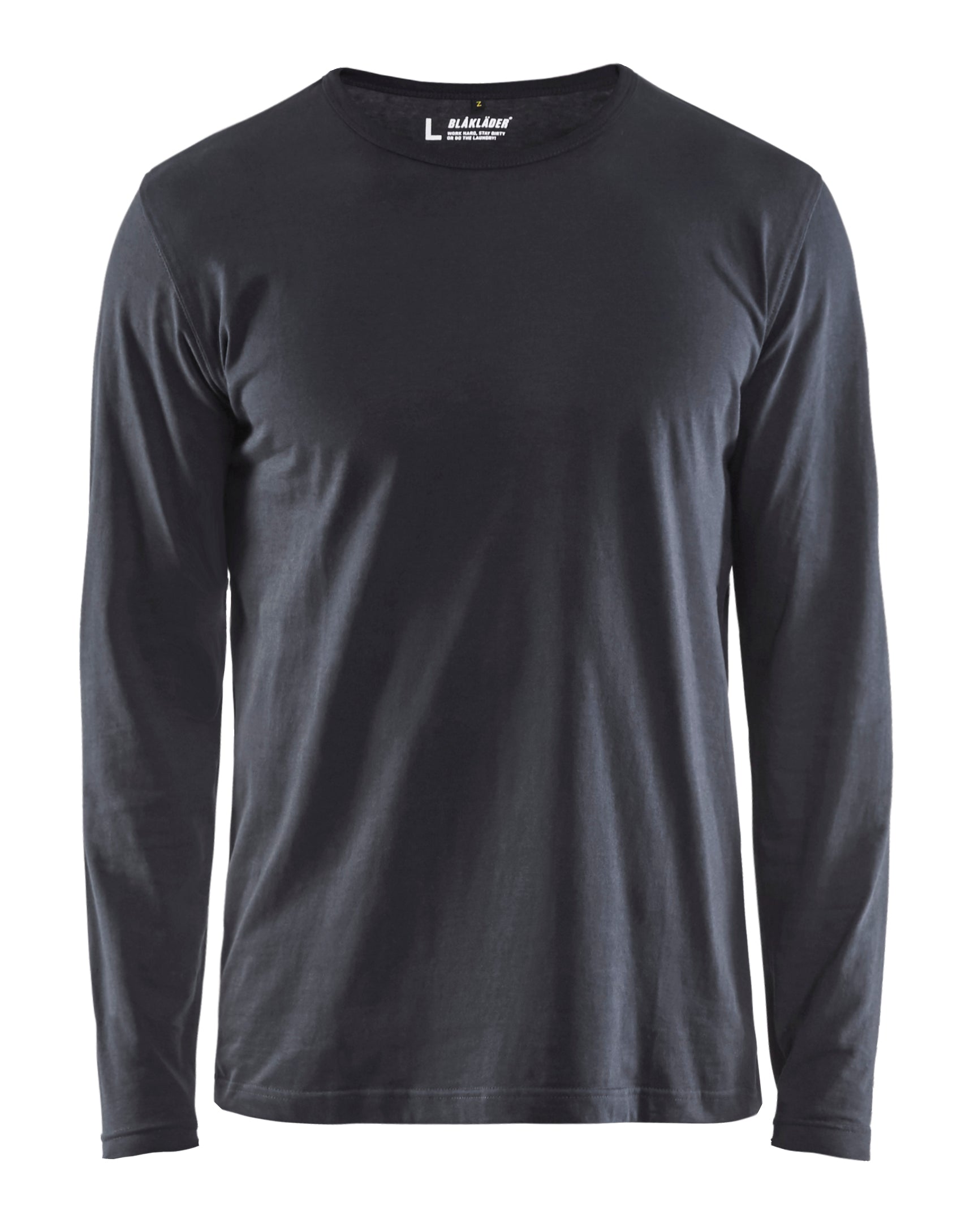 Blåkläder 3500 T-shirt lang ærme materiale med firmalogo