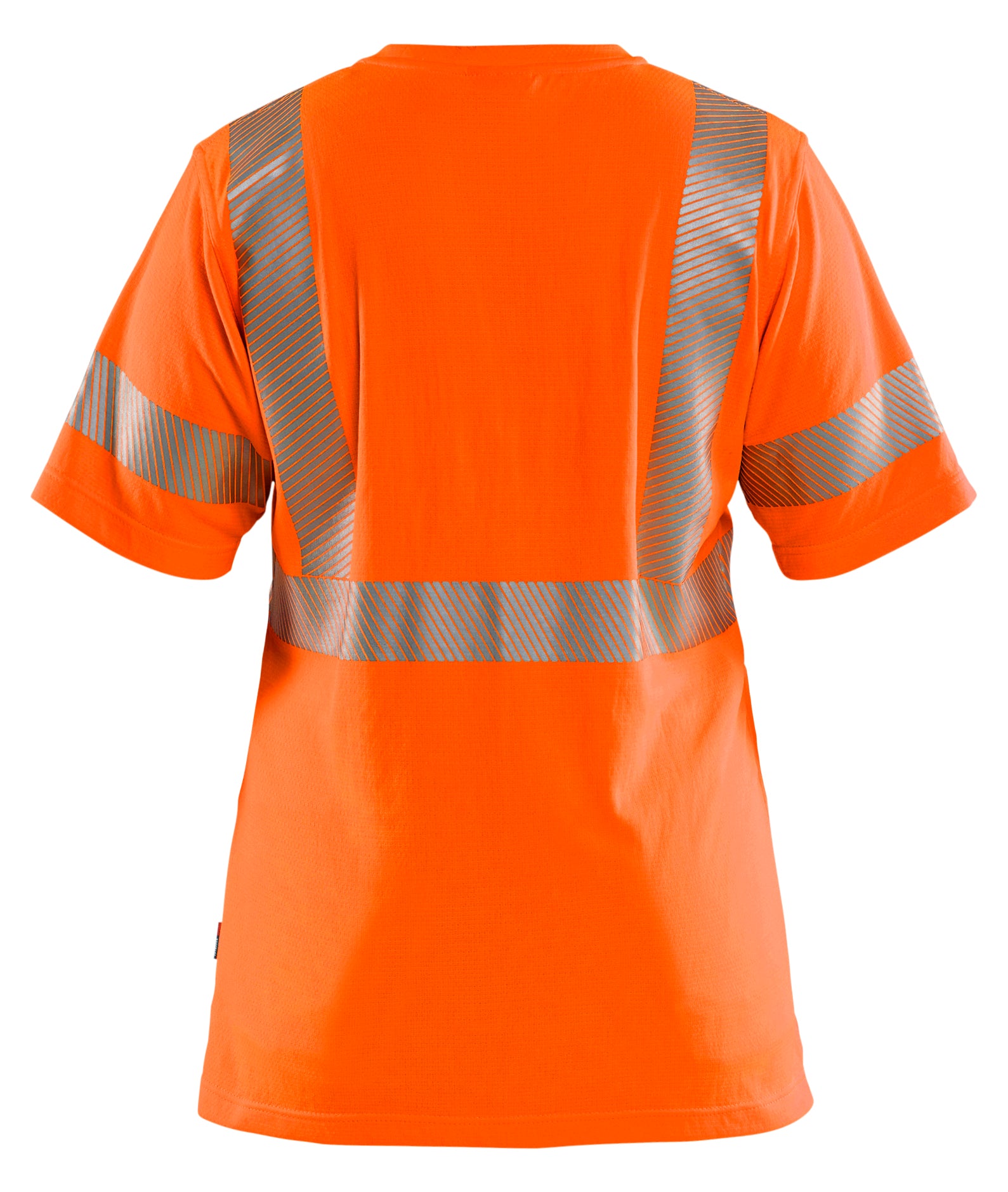 Blåkläder 3502 Dame High Vis T-shirt nærbillede med logo