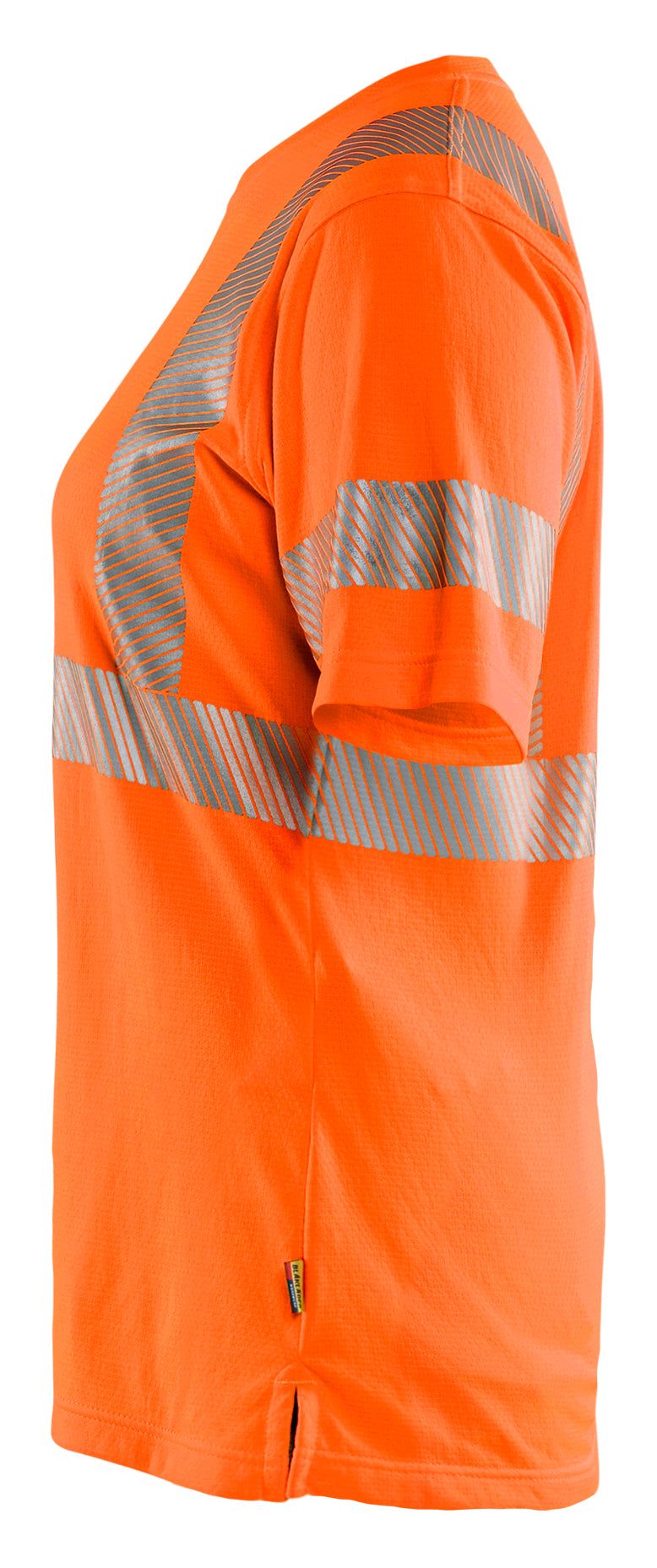 Blåkläder 3502 Dame High Vis T-shirt produktbillede med tryk