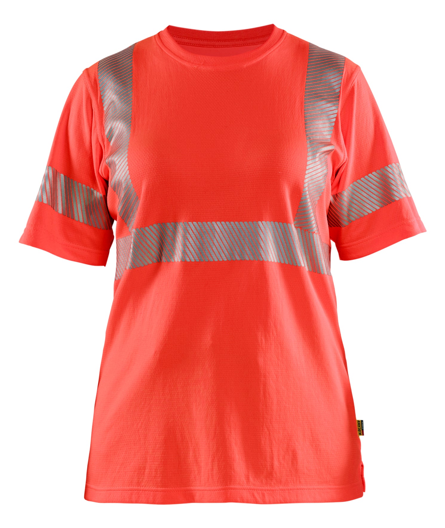 Blåkläder 3502 Dame High Vis T-shirt detalje med firmalogo