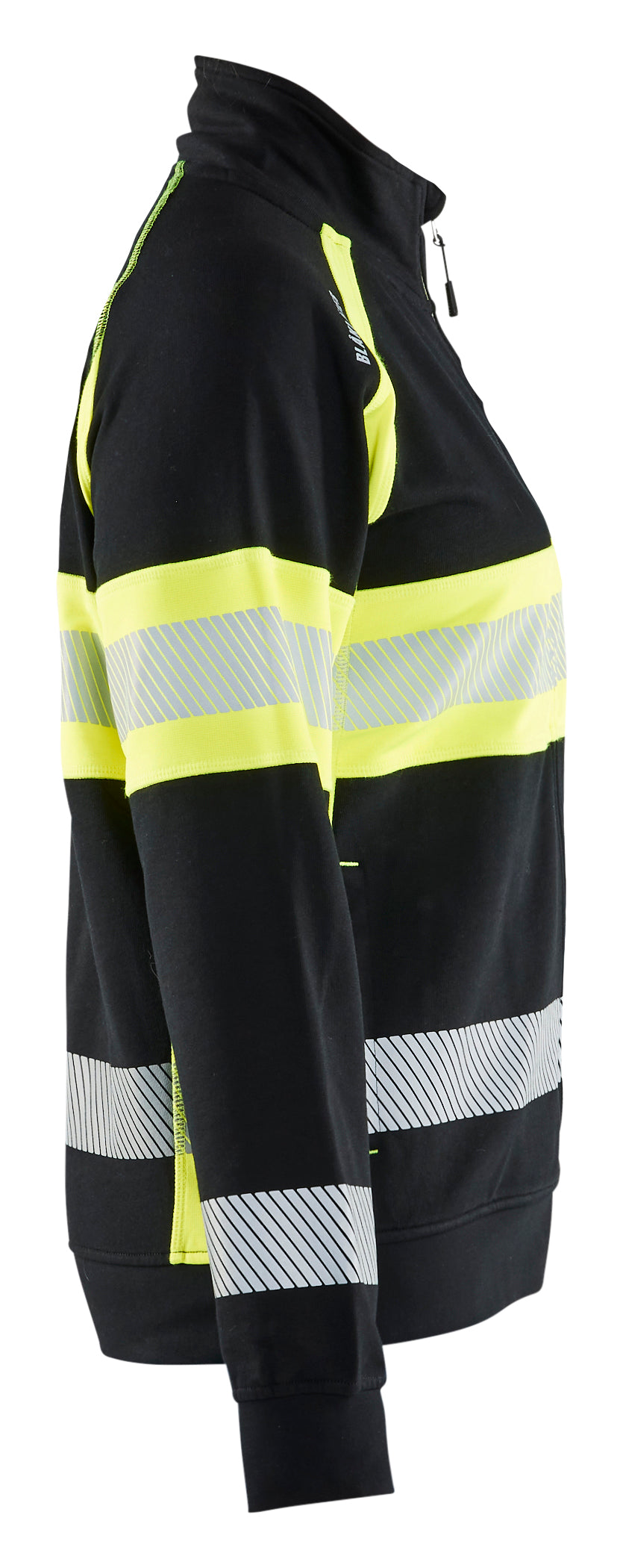 Blåkläder 3505 Dame High Vis Sweatshirt detalje til broderi