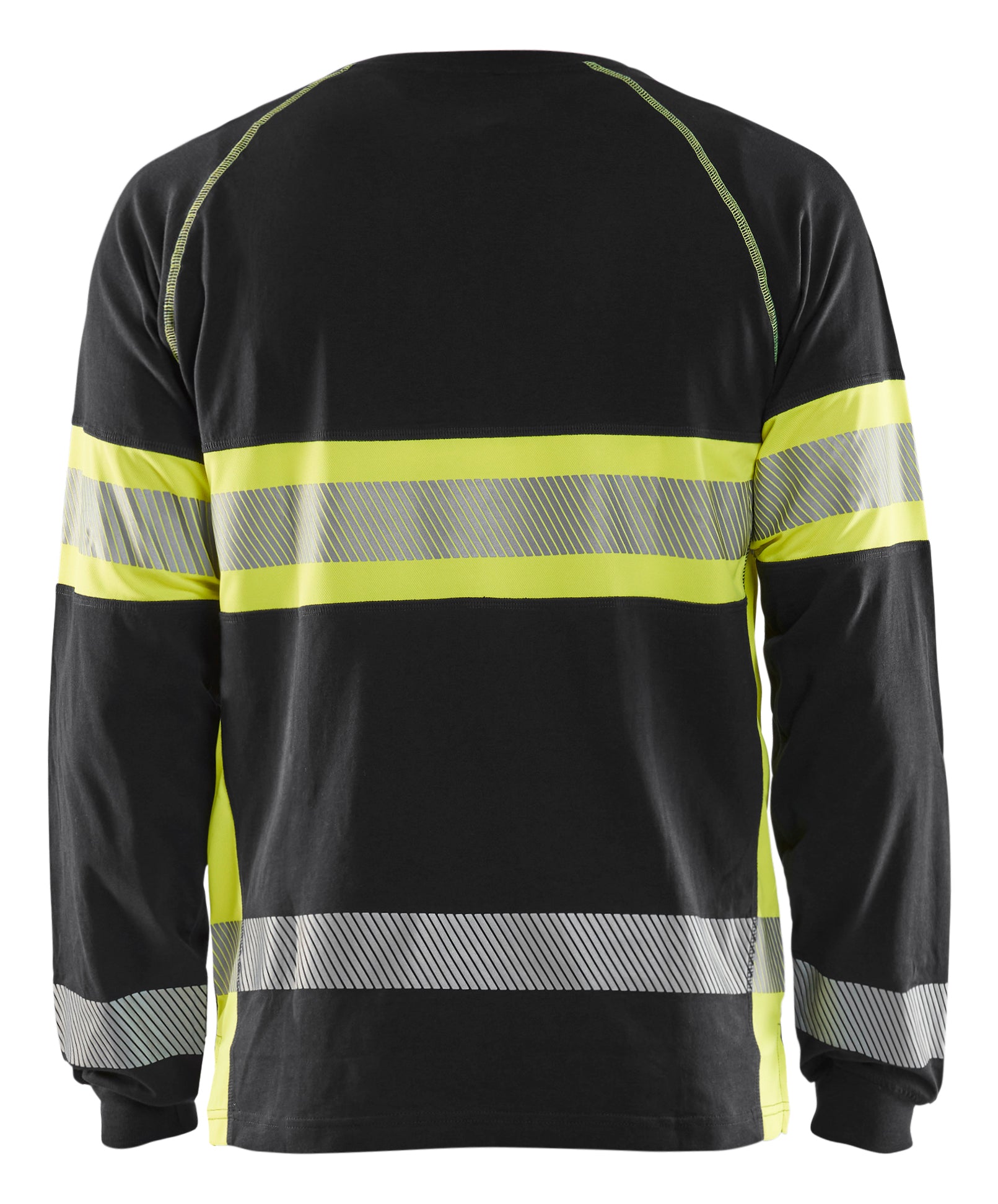Blåkläder 3510 High Vis T-shirt lang ærme materiale med logo