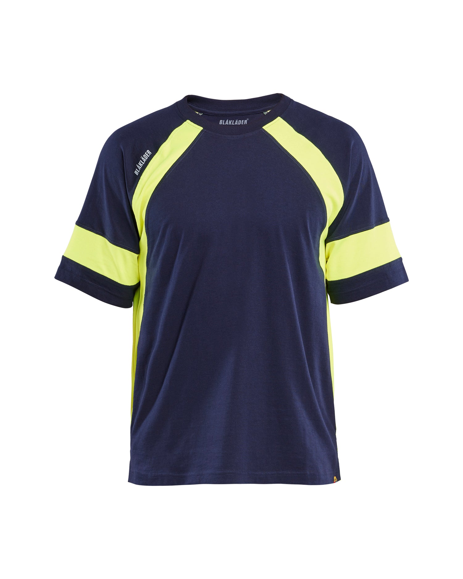 Blåkläder 3523 T-Shirt, Marineblå/High Vis Gul