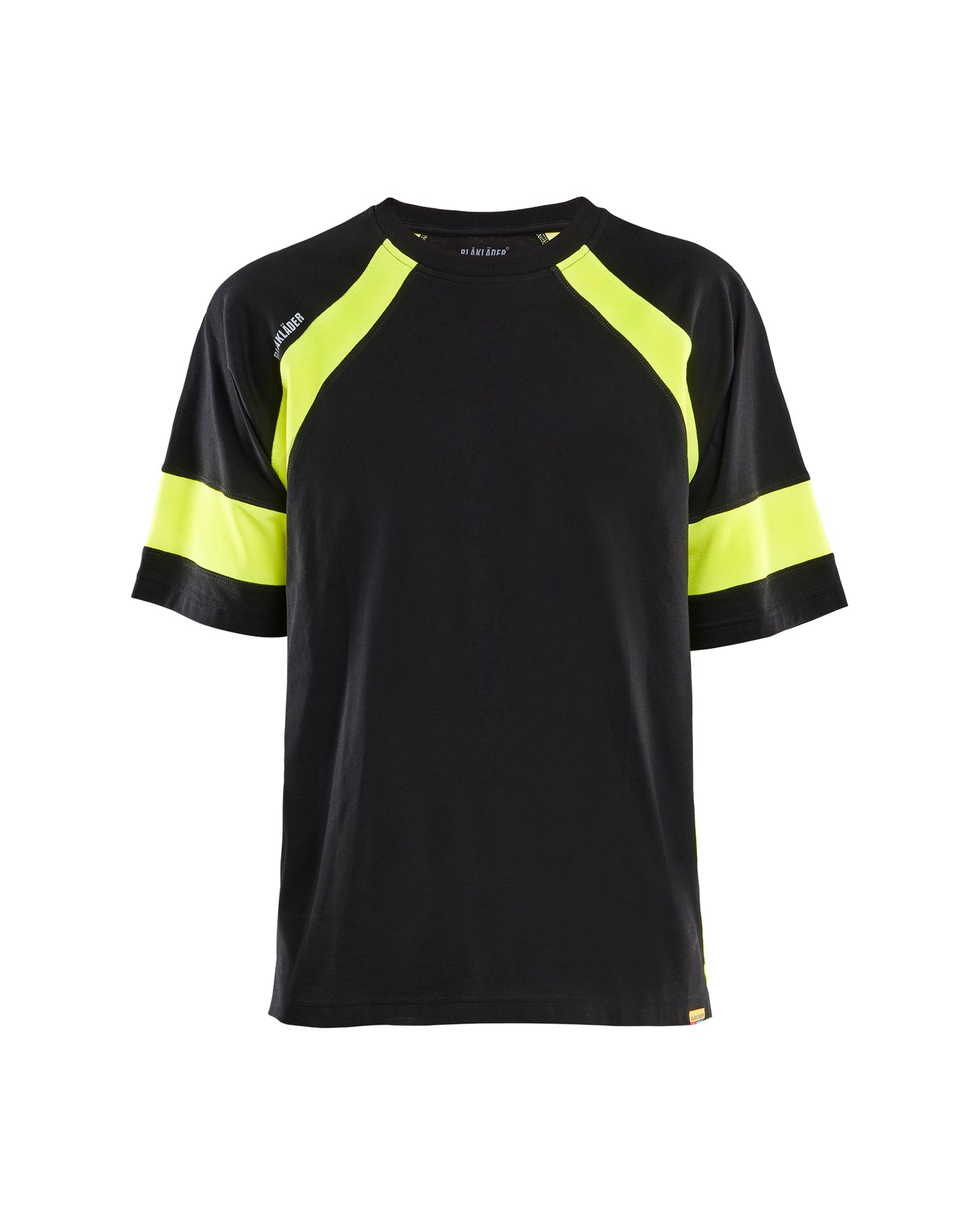 Blåkläder 3523 T-Shirt, Sort/High Vis Gul