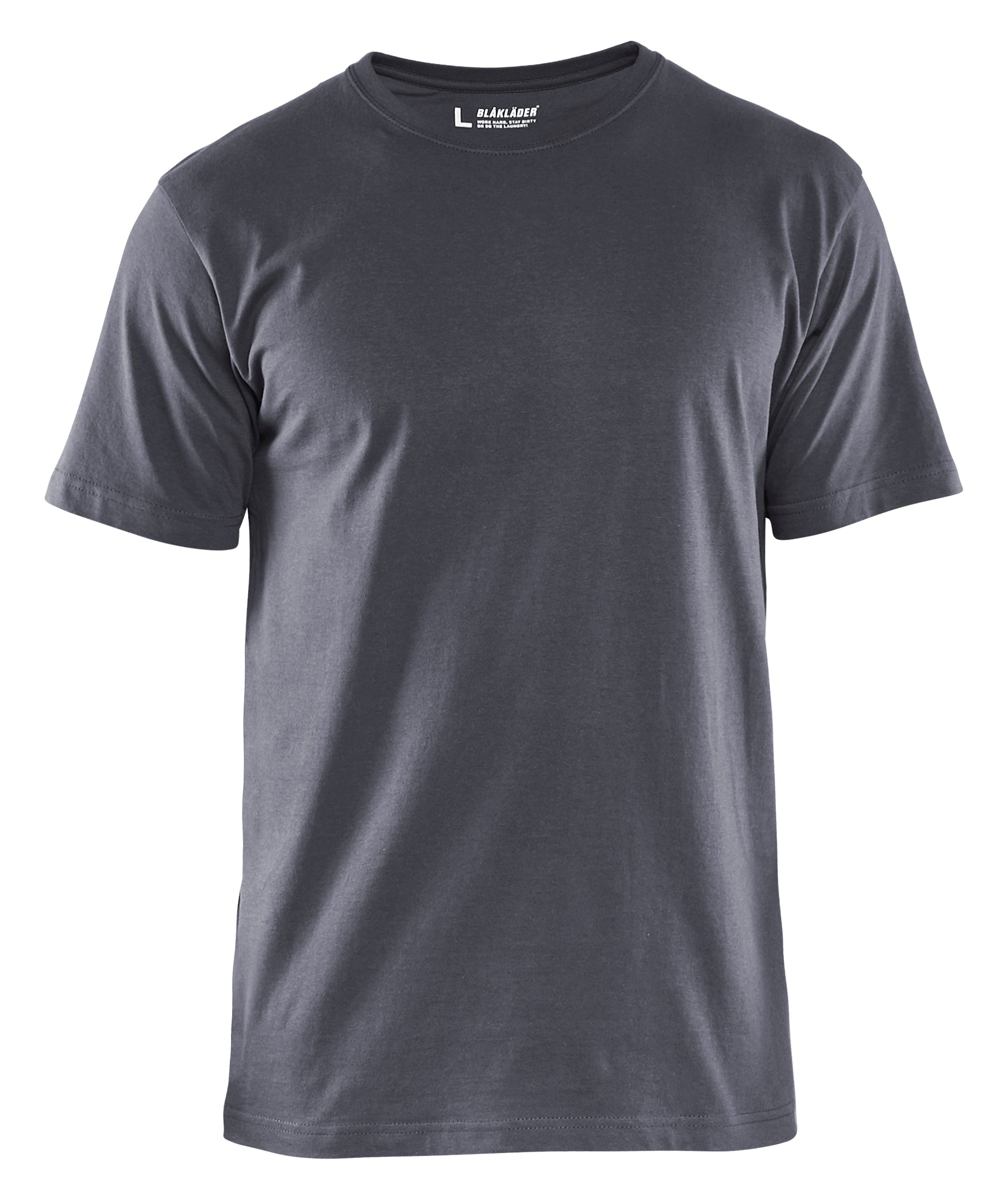 Blåkläder 3525 T-shirt nærbillede med tryk