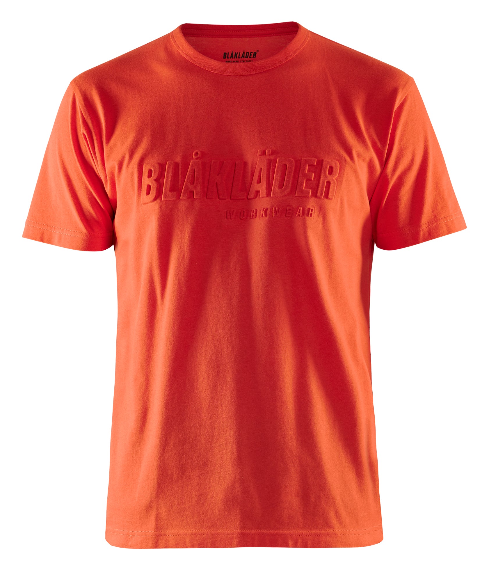 Blåkläder 3531 T-shirt 3D produktfoto med firmalogo