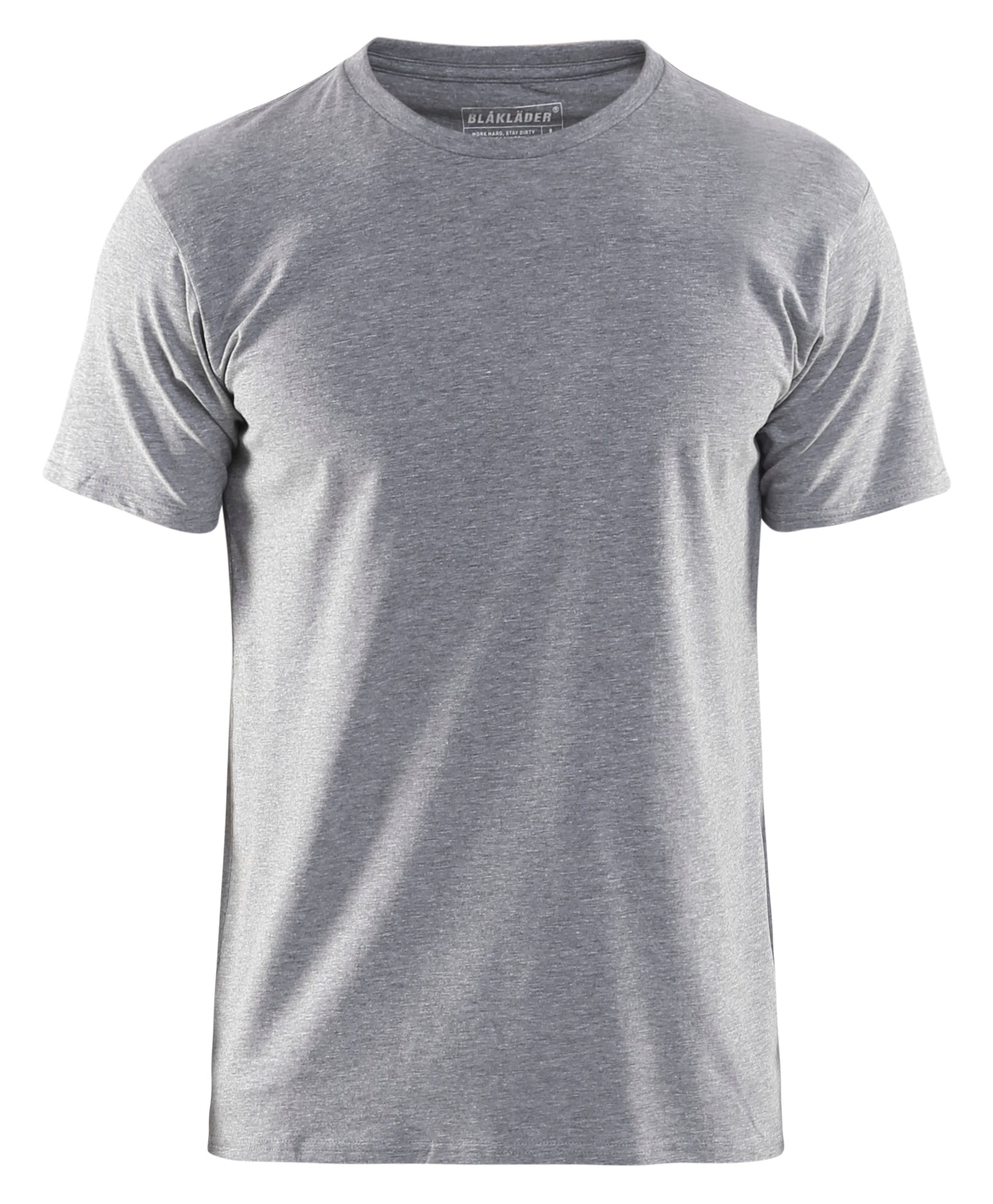 Blåkläder 3533 T-shirt slim fit nærbillede med firmalogo