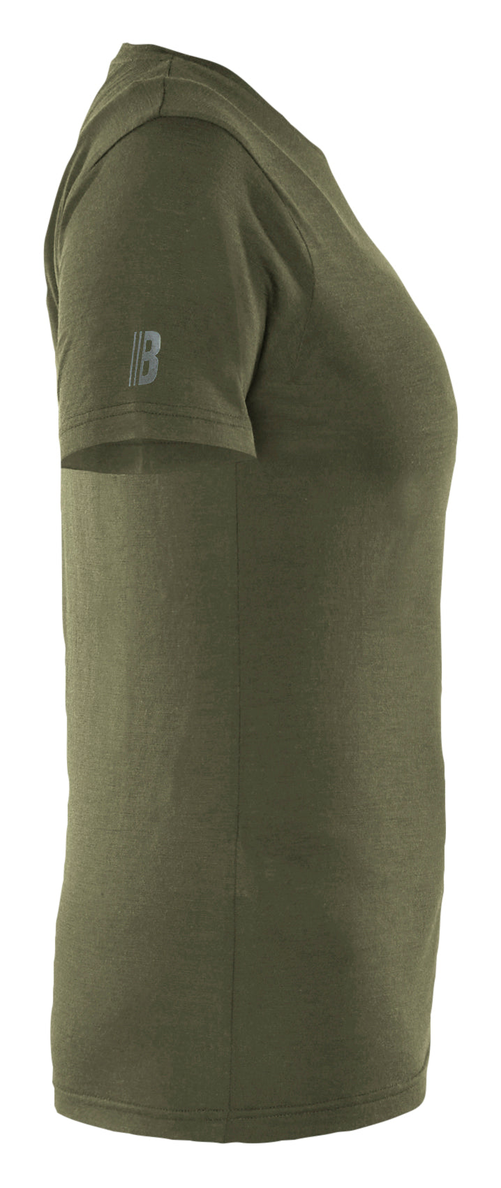 Blåkläder 3537 Dame T-shirt Merinould produktfoto med tryk