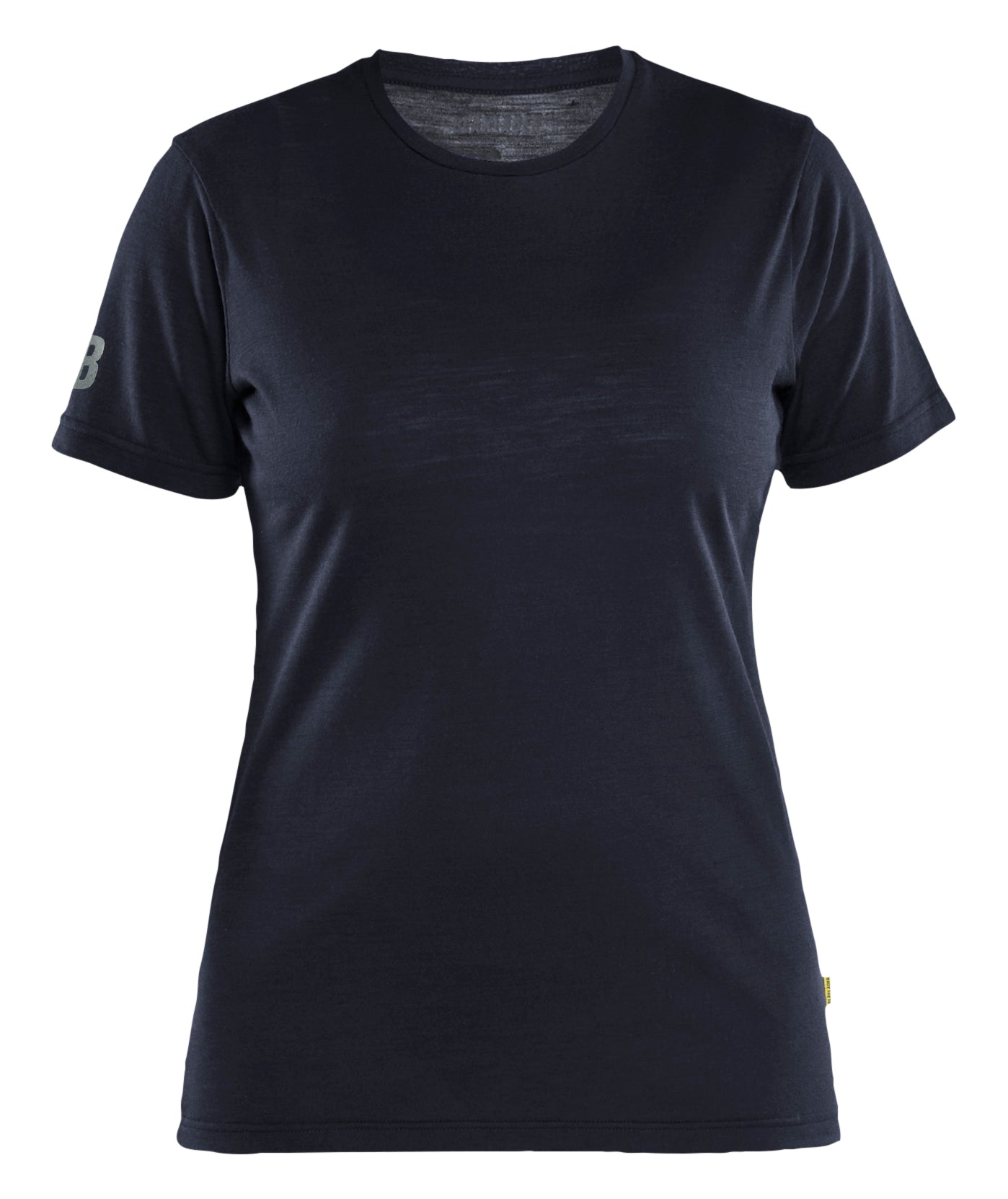Blåkläder 3537 Dame T-shirt Merinould detalje til broderi