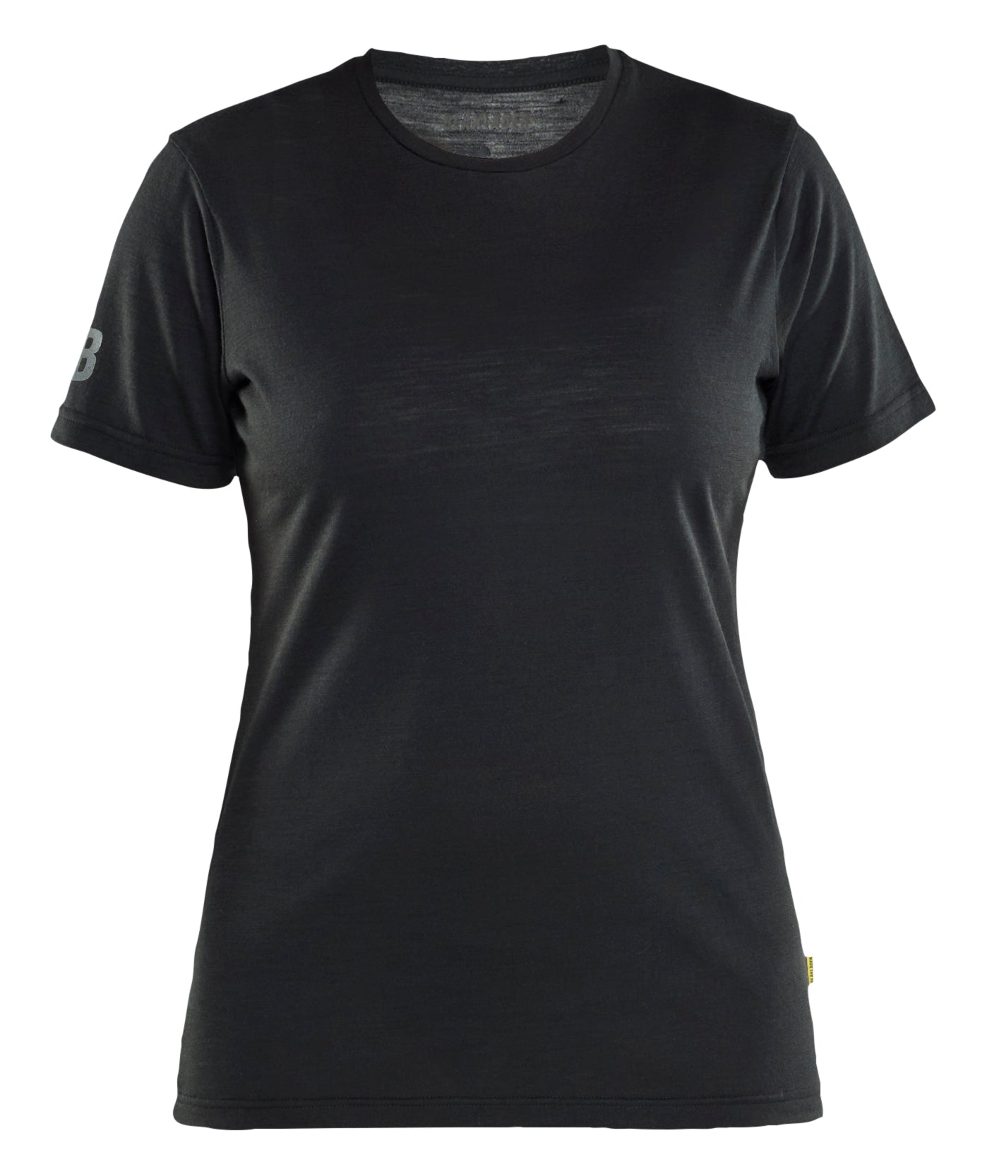 Blåkläder 3537 Dame T-shirt Merinould produktfoto til broderi