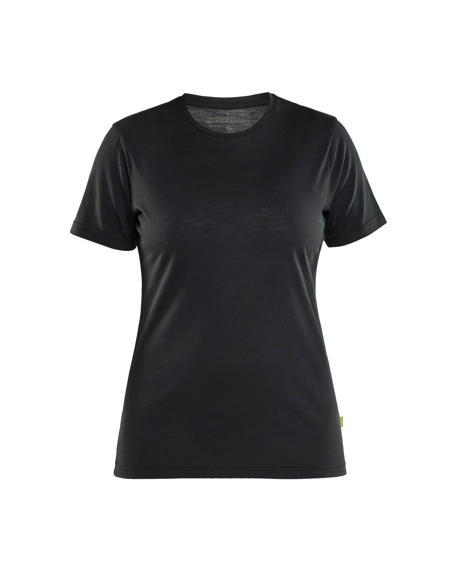 Blåkläder 3537 Dame T-shirt Merinould, Sort
