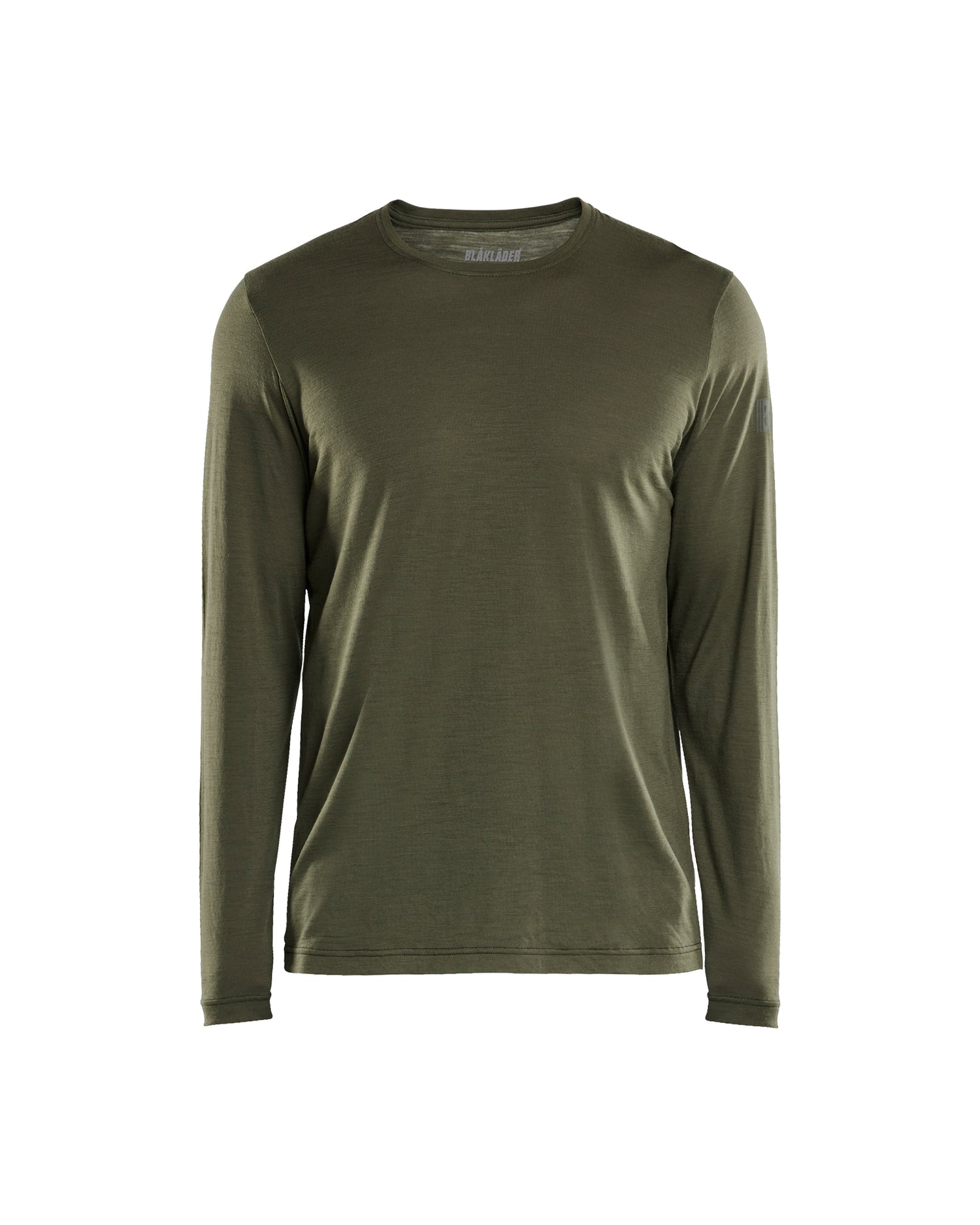 Blåkläder 3538 T-shirt Merinould lang ærme, Skovgrøn