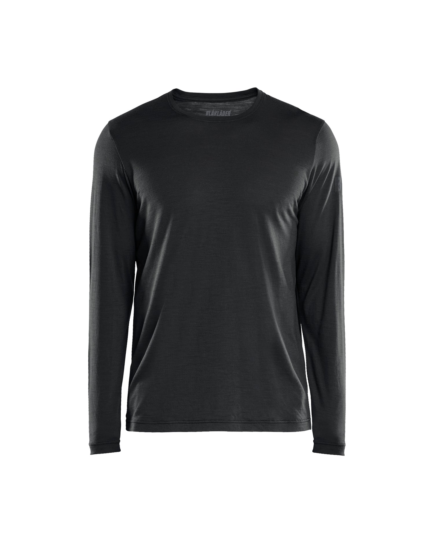 Blåkläder 3538 T-shirt Merinould lang ærme, Sort