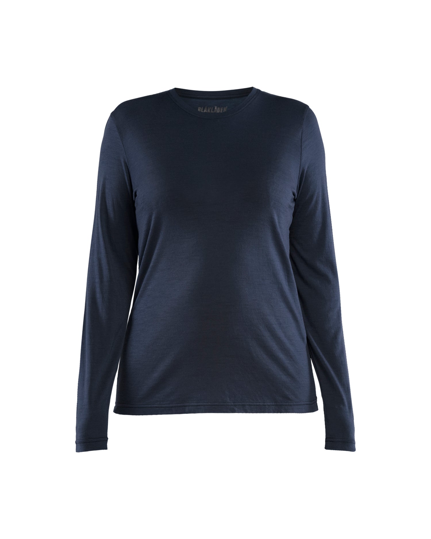 Blåkläder 3539 Dame T-shirt Merinould lang ærme, Mørk Marineblå