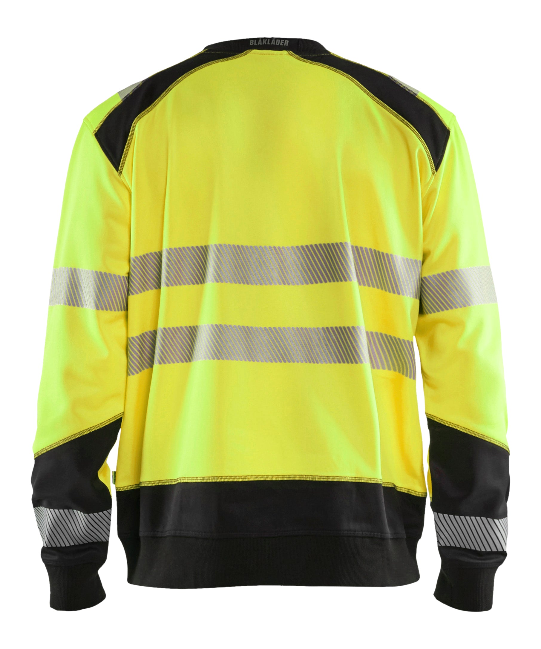 Blåkläder 3541 High Vis Sweatshirt nærbillede med logo