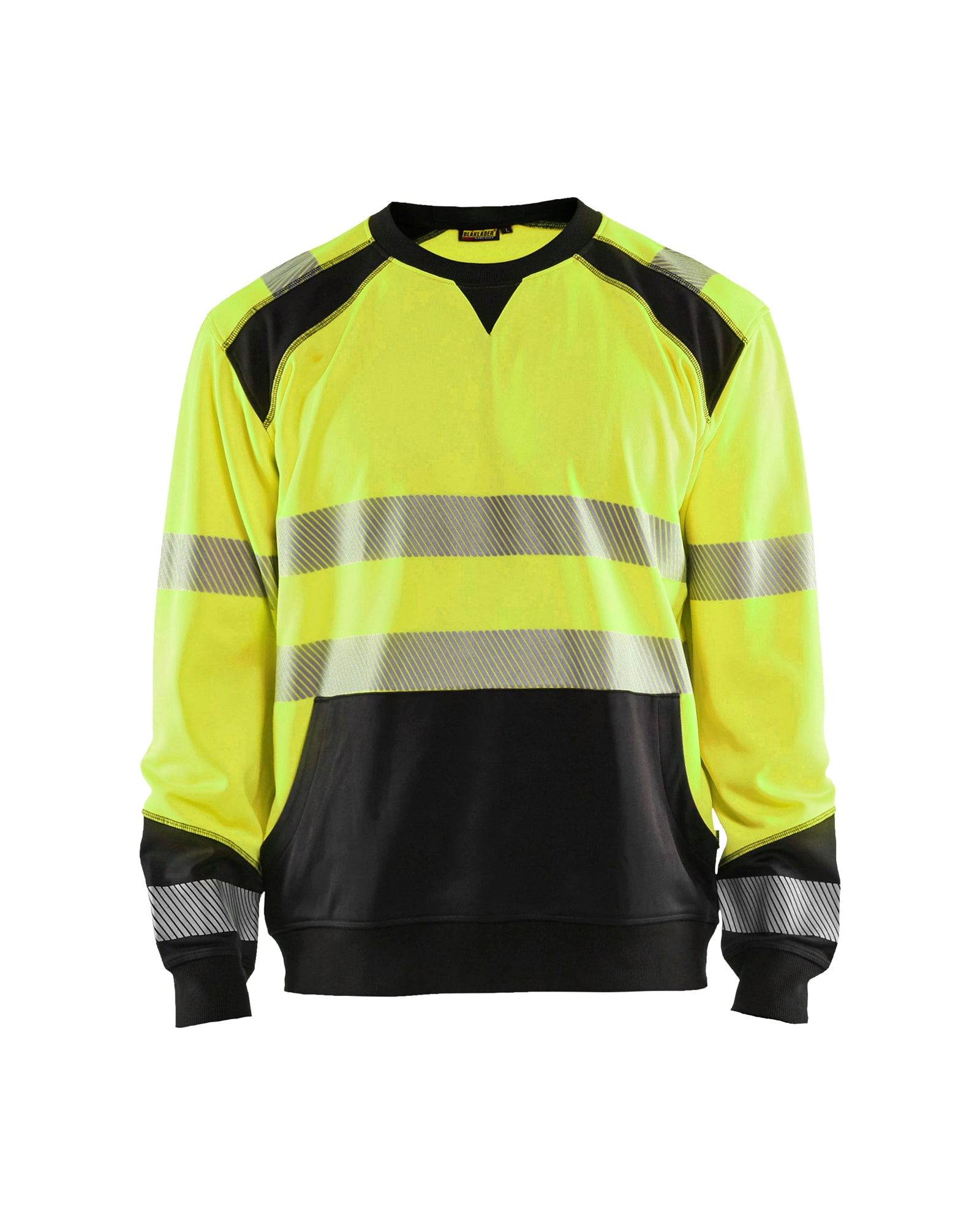 Blåkläder 3541 High Vis Sweatshirt, High Vis Gul/Sort